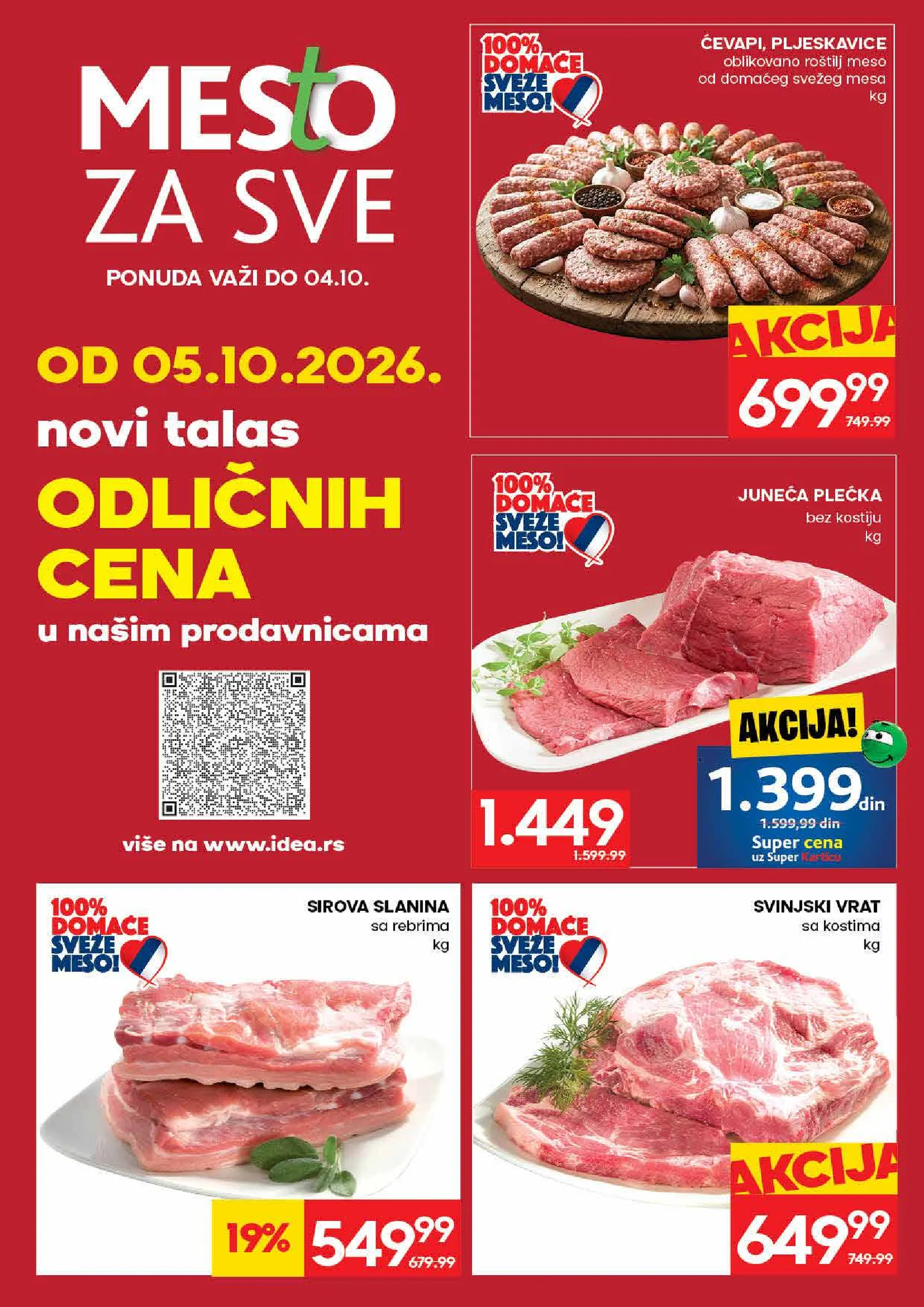 Idea katalog akcija strana 6 – važi od 28.9. do 11.10.2026.