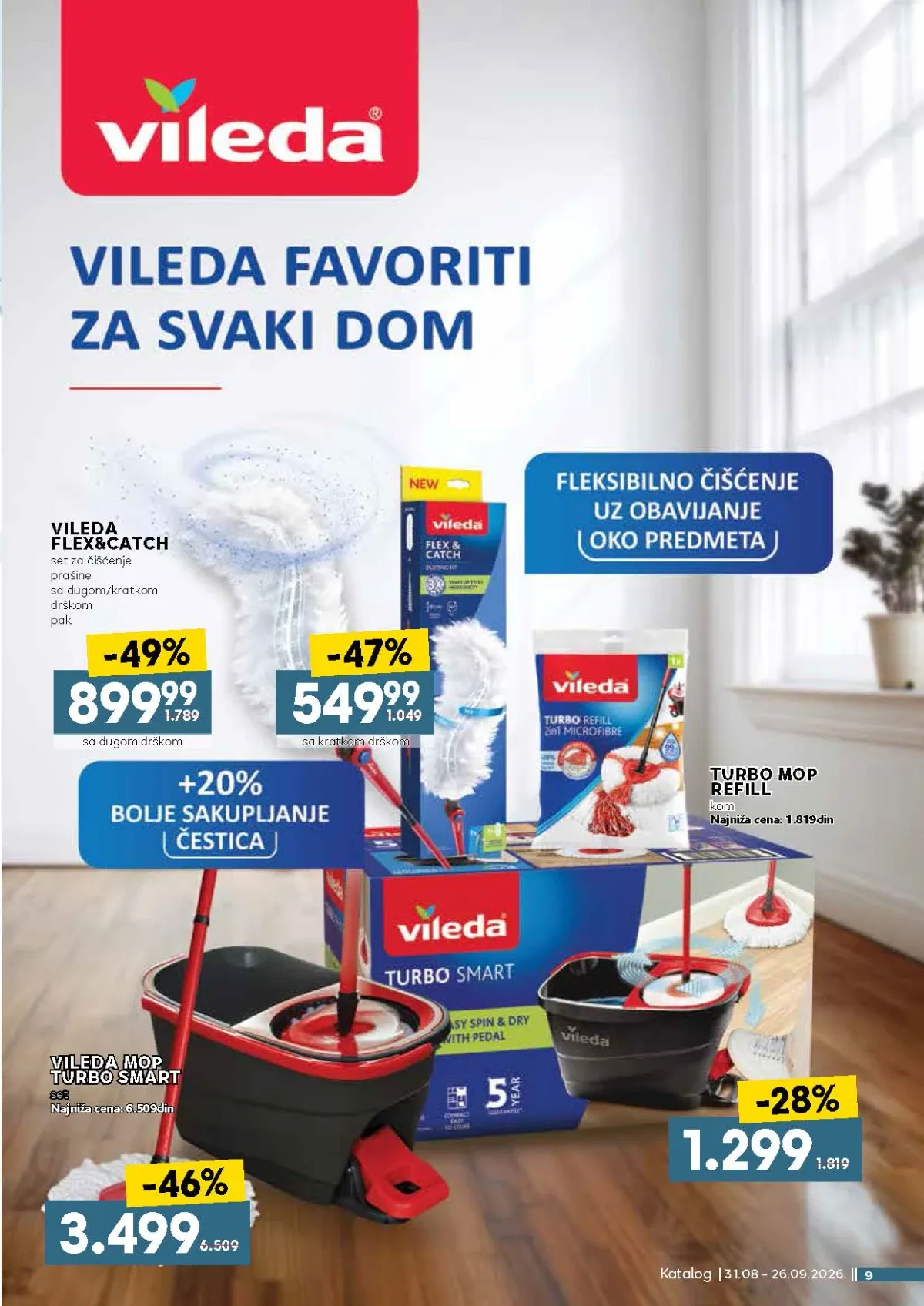 Idea katalog akcija strana 9 – važi od 31.8. do 26.9.2026.