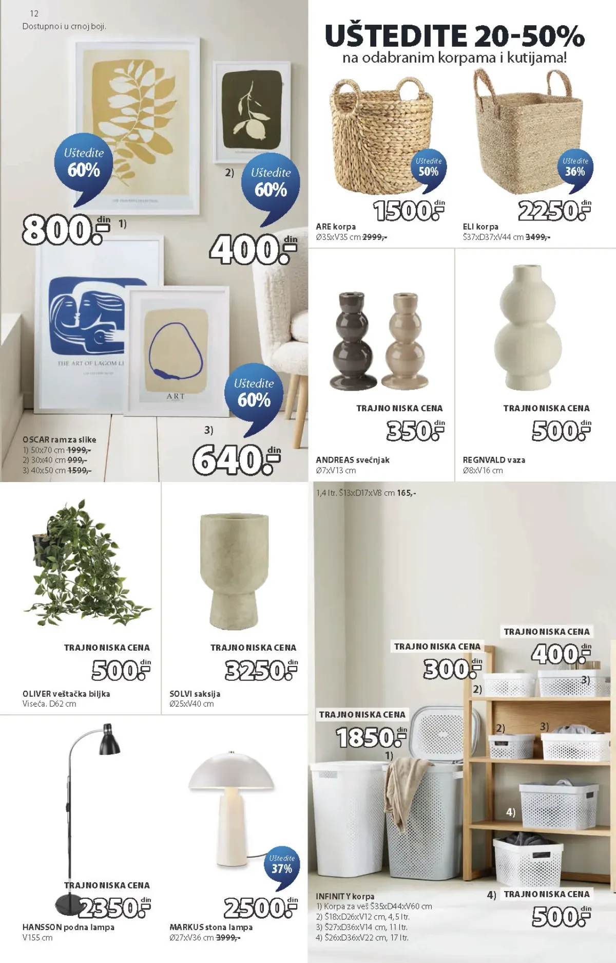 JYSK katalog akcija strana 12 – važi od 23.9. do 13.10.2026.