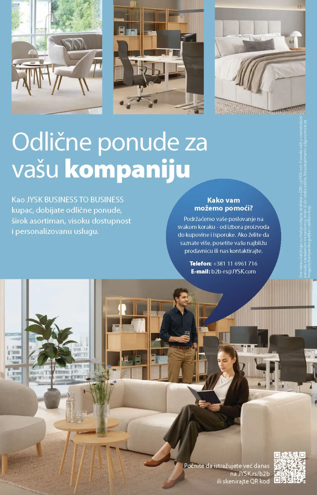 JYSK katalog akcija strana 15 – važi od 23.9. do 13.10.2026.