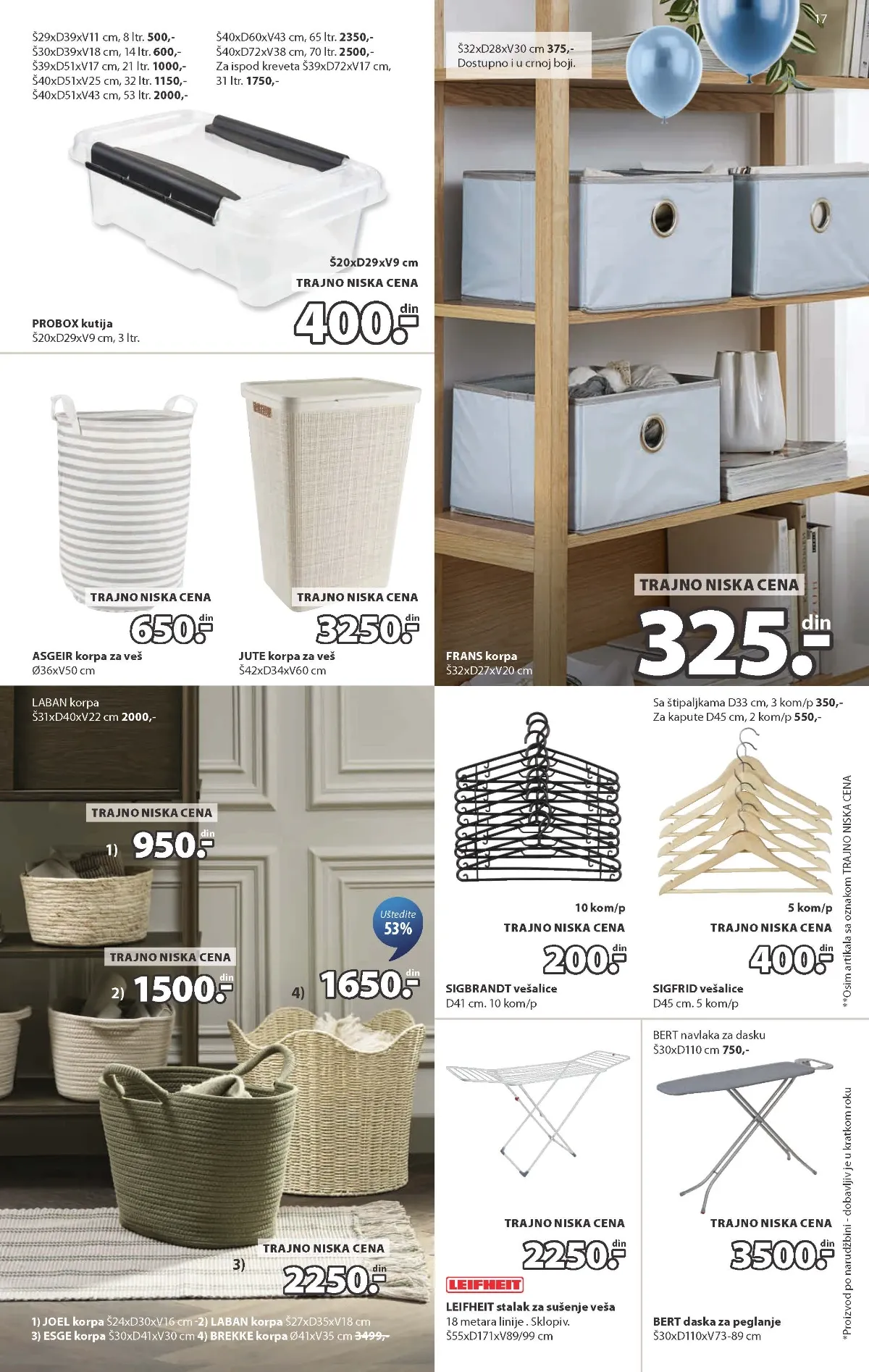 JYSK katalog akcija strana 17 – važi od 2.9. do 8.9.2026.