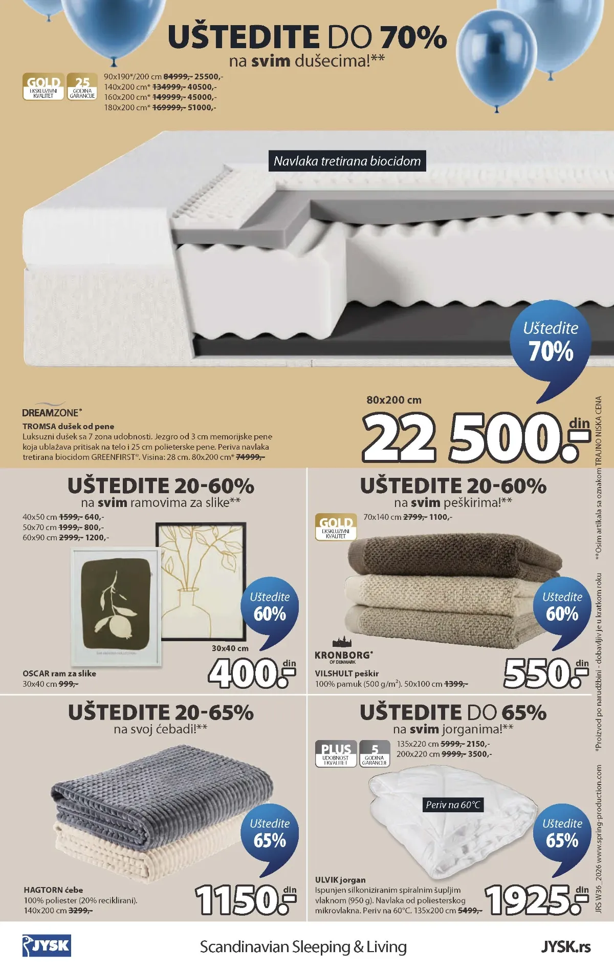 JYSK katalog akcija strana 24 – važi od 2.9. do 8.9.2026.