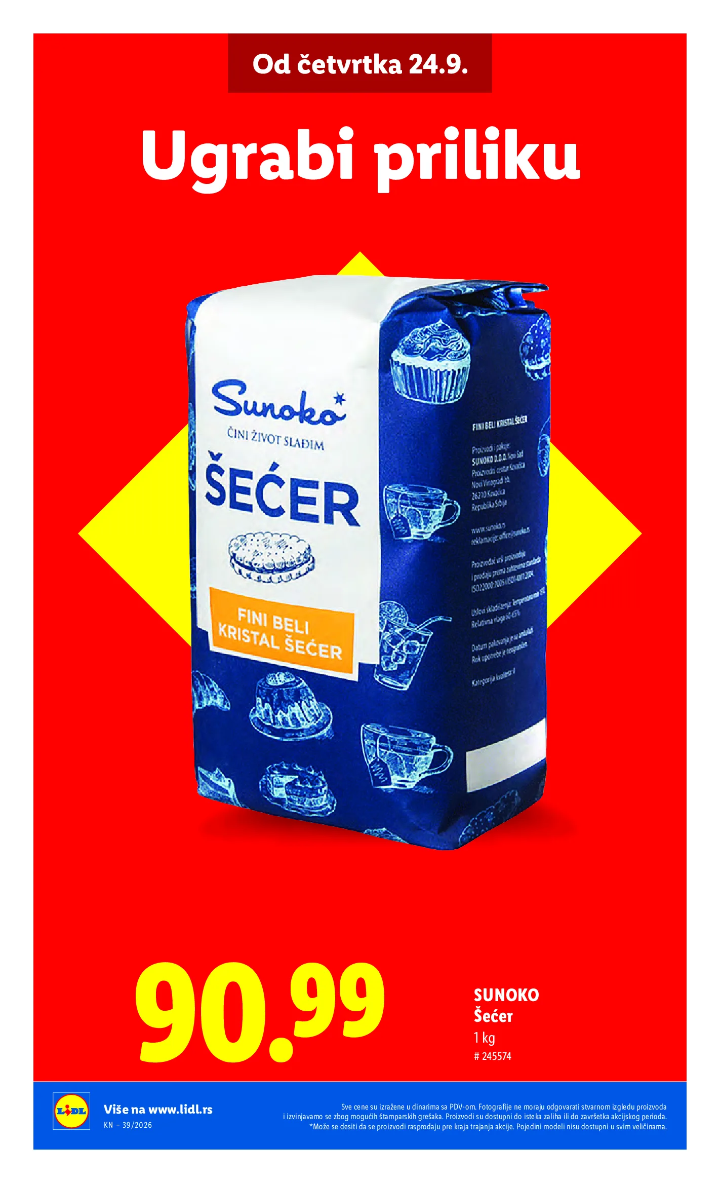 Lidl katalog akcija strana 10 – važi od 24.9. do 30.9.2026.