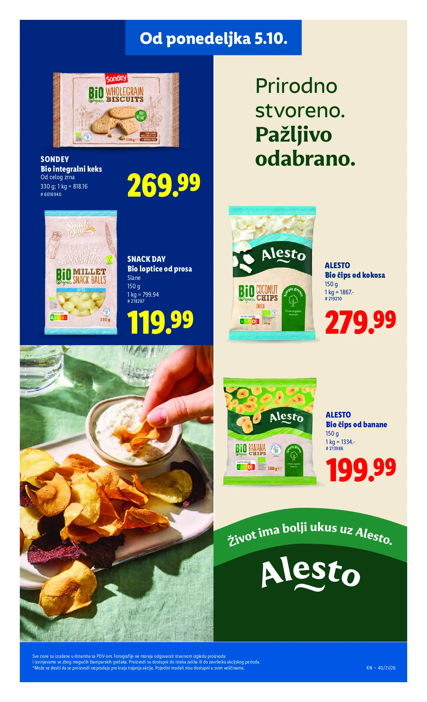 Lidl katalog akcija strana 101 – važi od 1.10. do 7.10.2026.