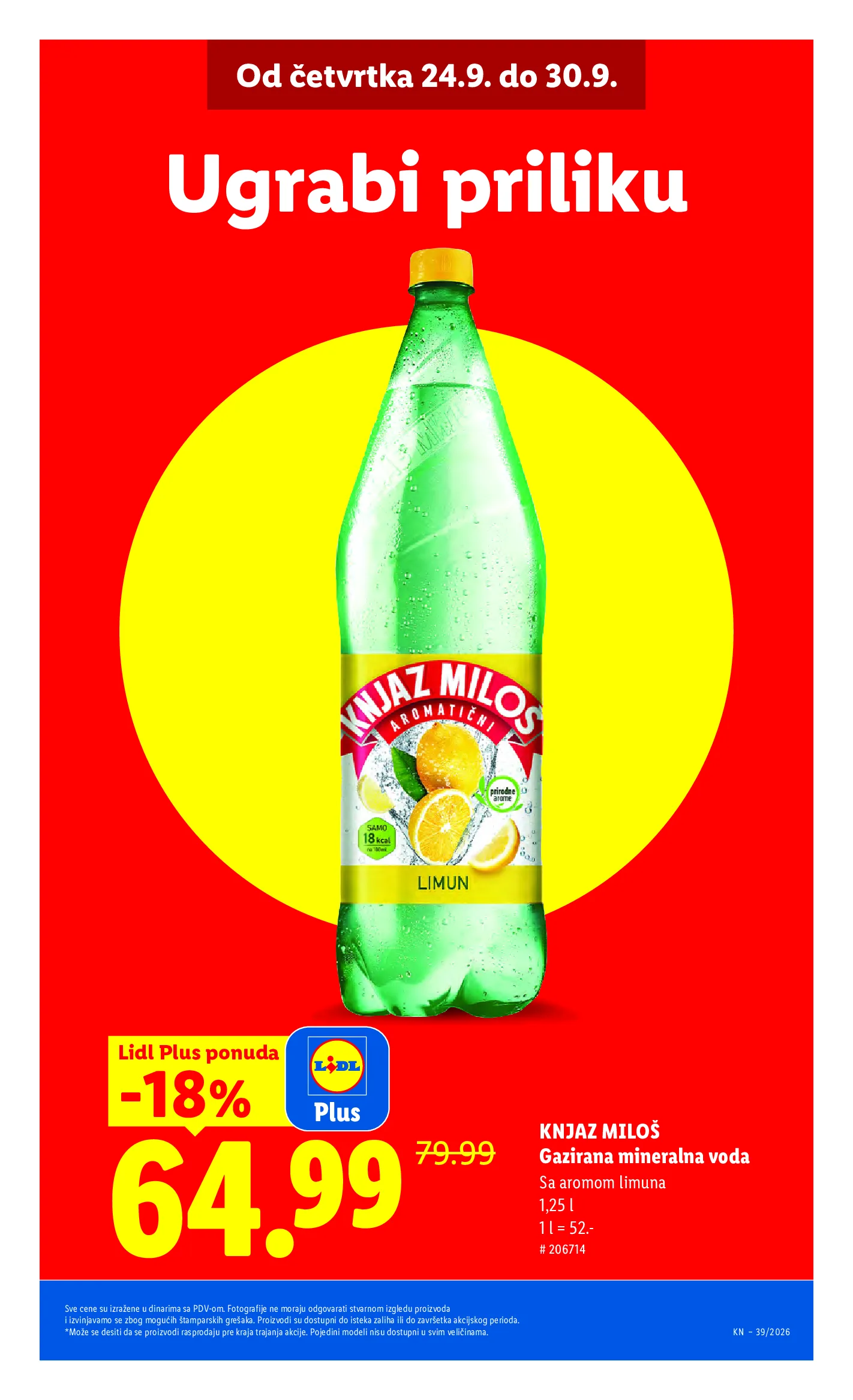 Lidl katalog akcija strana 13 – važi od 24.9. do 30.9.2026.