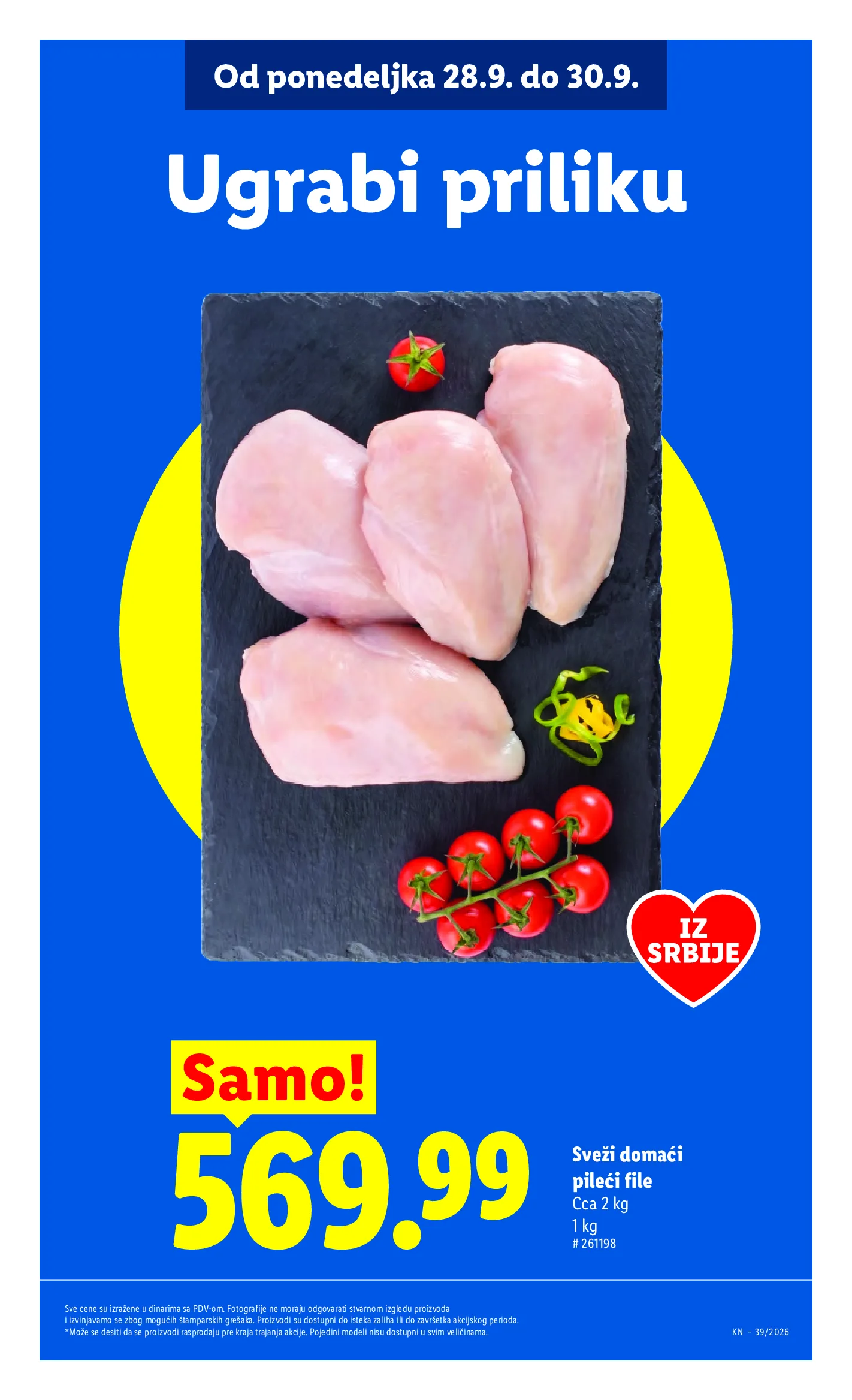 Lidl katalog akcija strana 15 – važi od 24.9. do 30.9.2026.