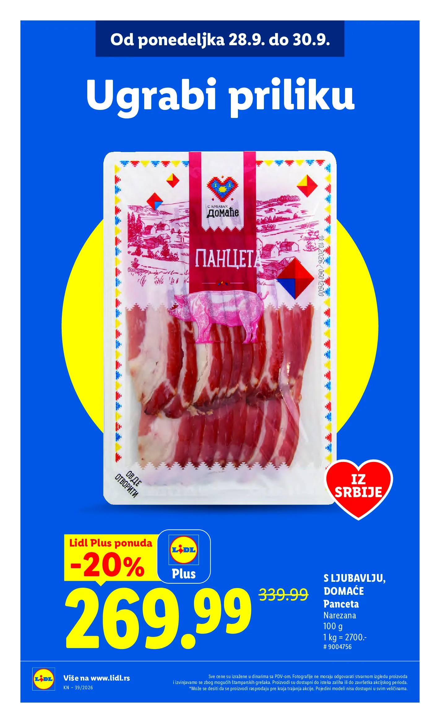 Lidl katalog akcija strana 16 – važi od 24.9. do 30.9.2026.