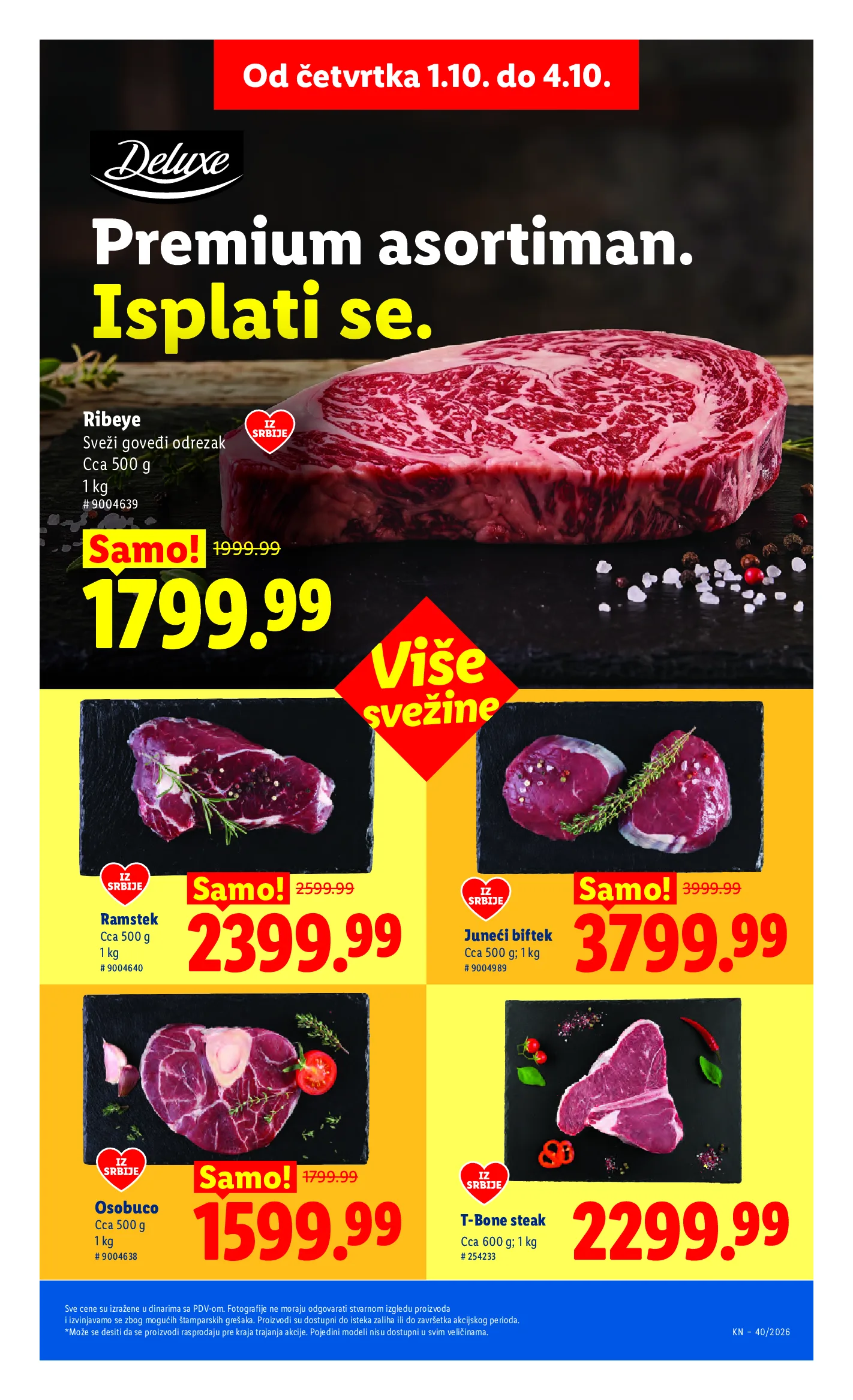 Lidl katalog akcija strana 23 – važi od 1.10. do 7.10.2026.