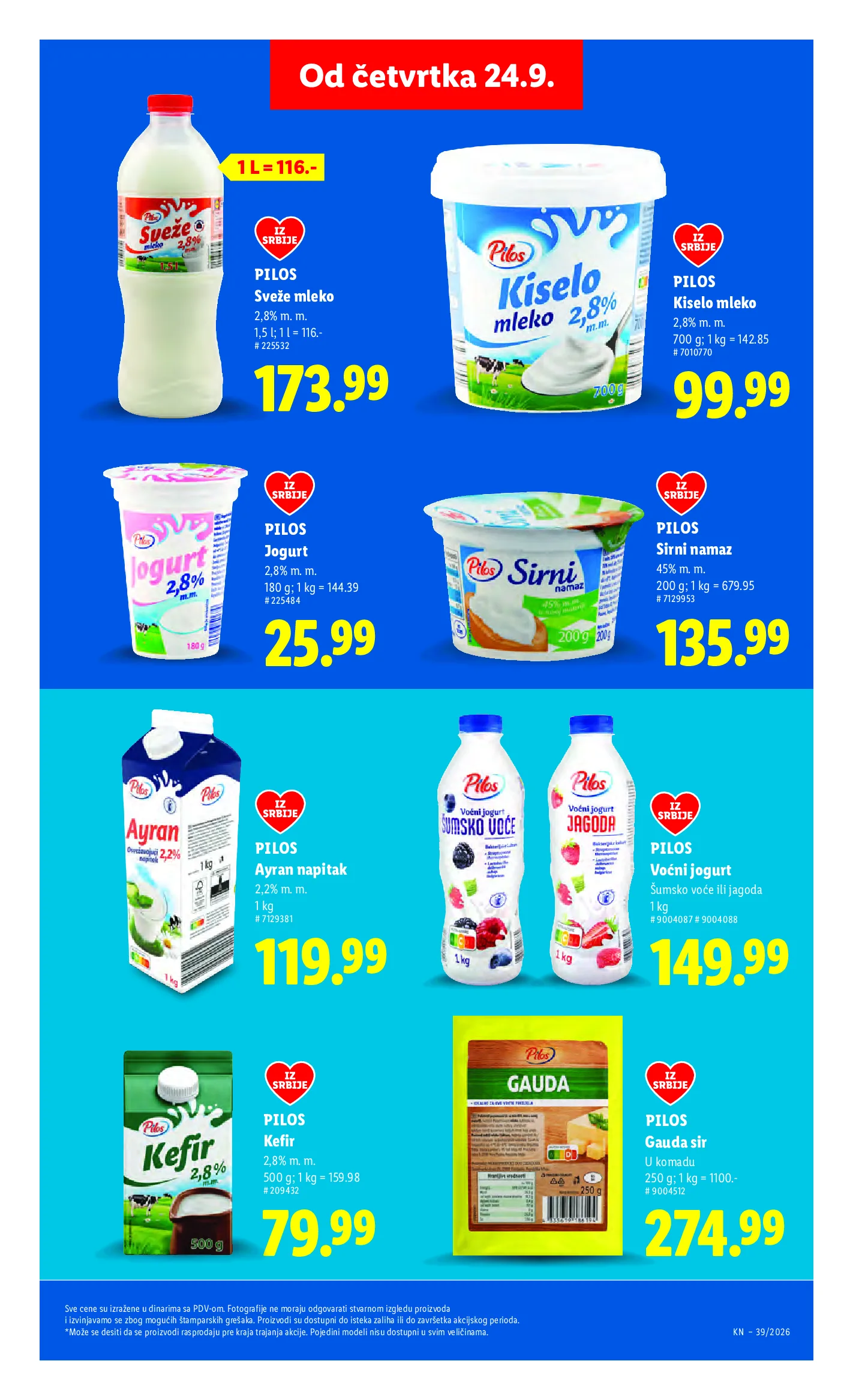 Lidl katalog akcija strana 27 – važi od 24.9. do 30.9.2026.