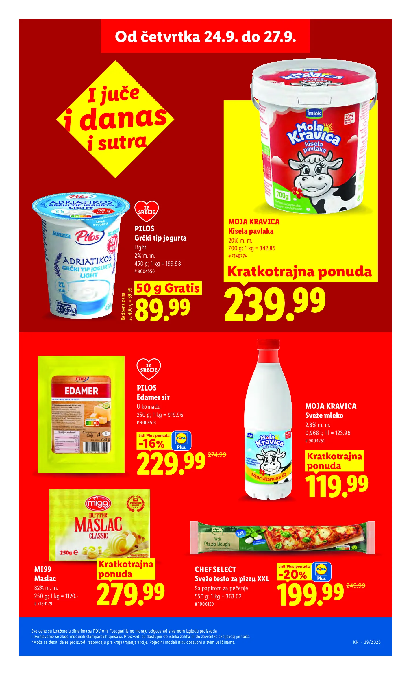 Lidl katalog akcija strana 29 – važi od 24.9. do 30.9.2026.