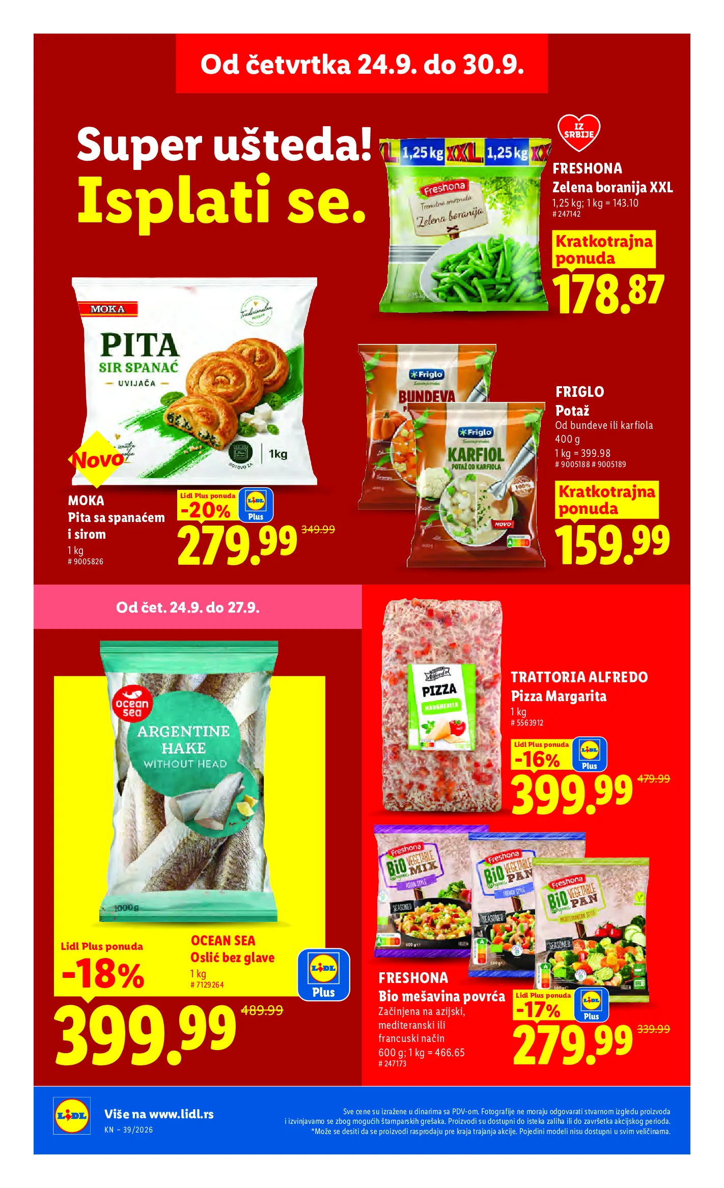 Lidl katalog akcija strana 30 – važi od 24.9. do 30.9.2026.