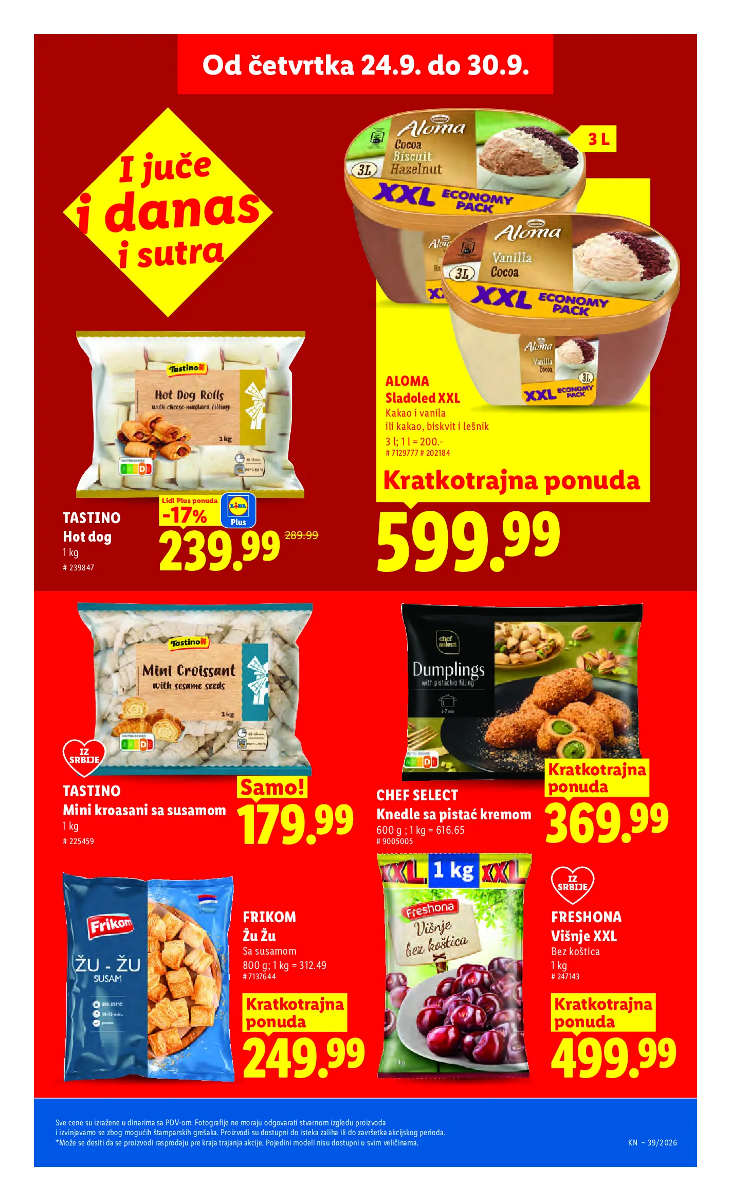 Lidl katalog akcija strana 31 – važi od 24.9. do 30.9.2026.
