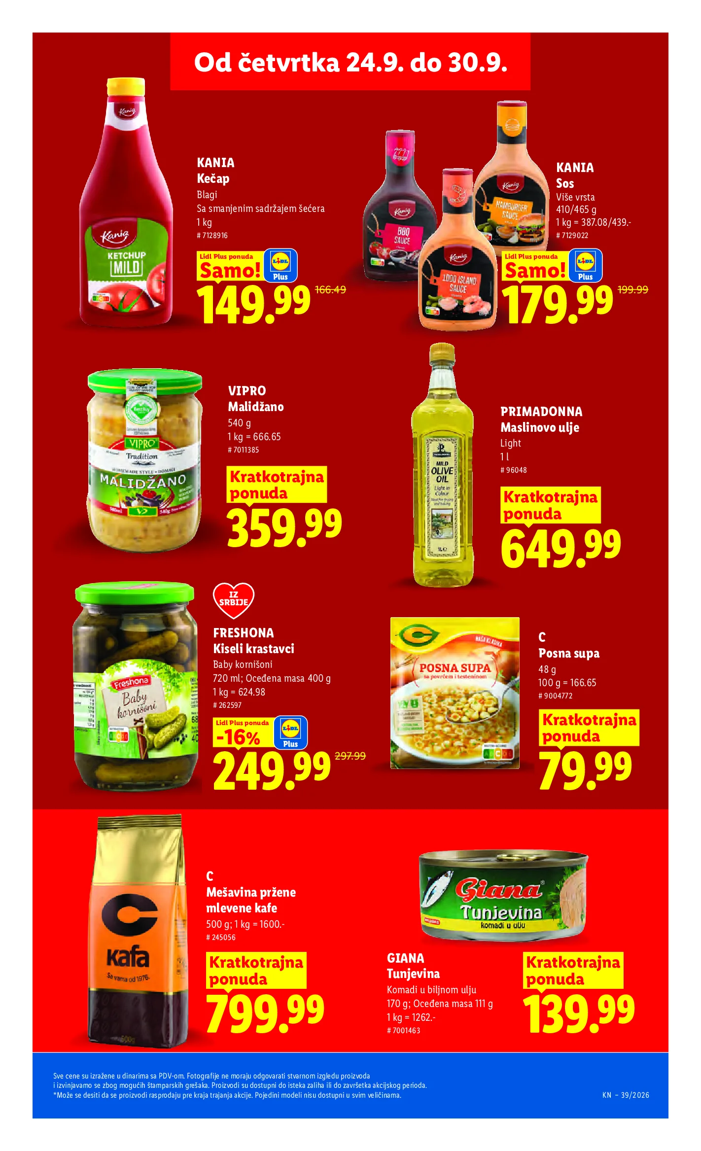 Lidl katalog akcija strana 33 – važi od 24.9. do 30.9.2026.