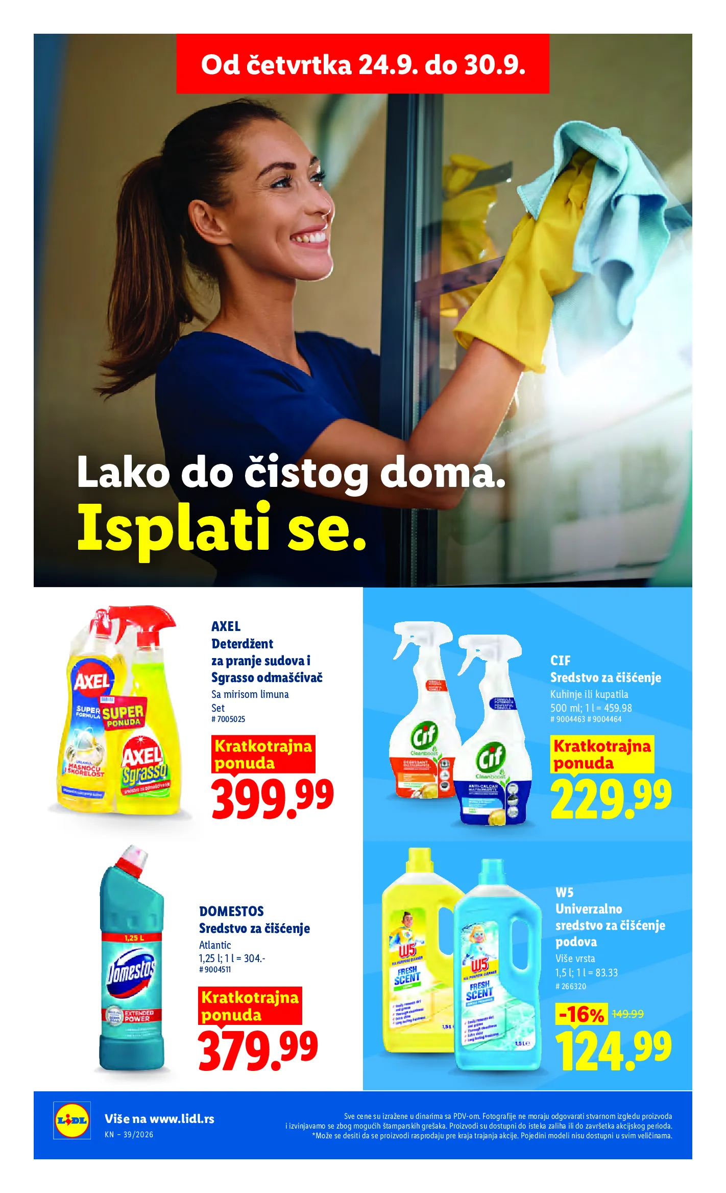 Lidl katalog akcija strana 40 – važi od 24.9. do 30.9.2026.