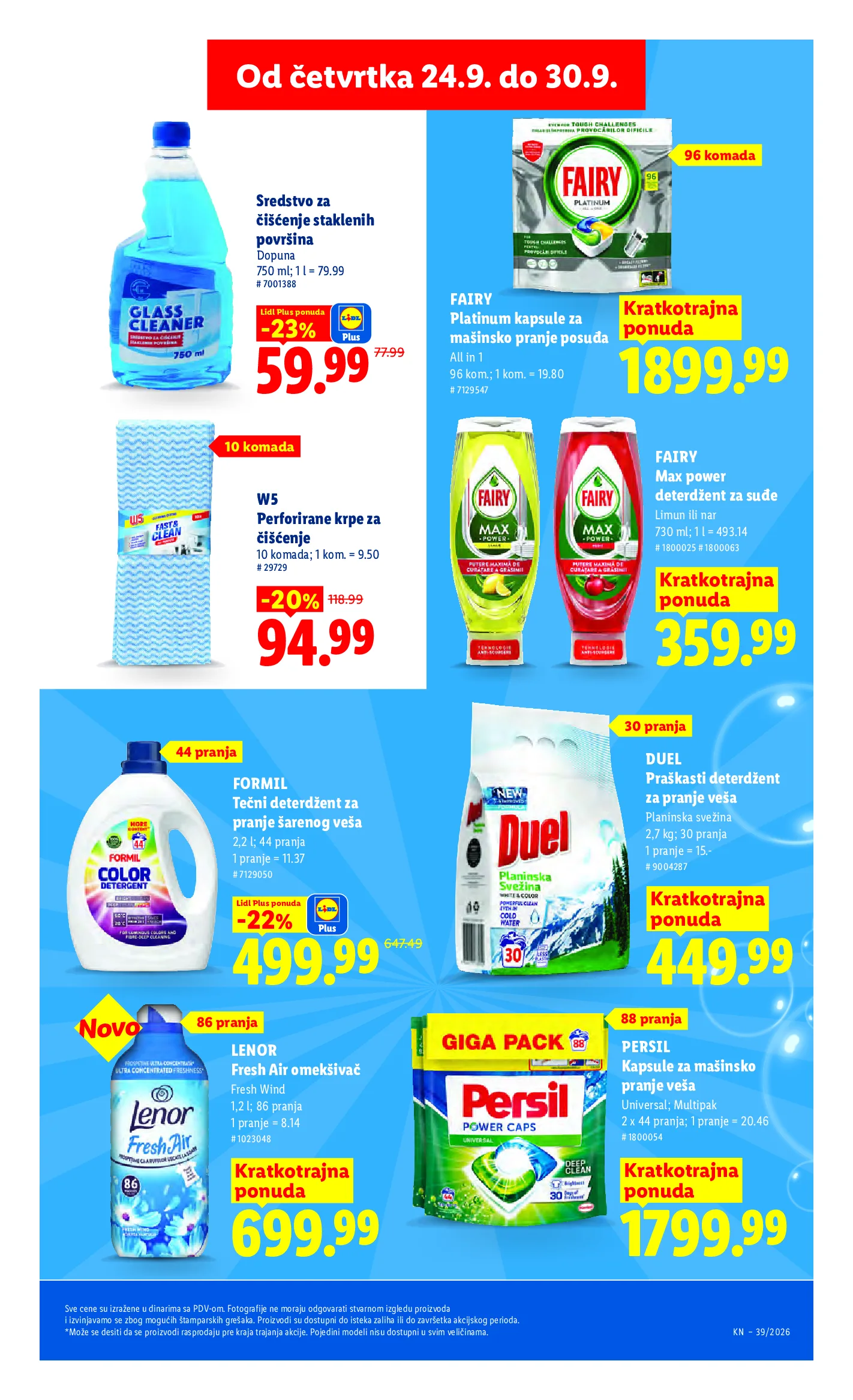 Lidl katalog akcija strana 41 – važi od 24.9. do 30.9.2026.