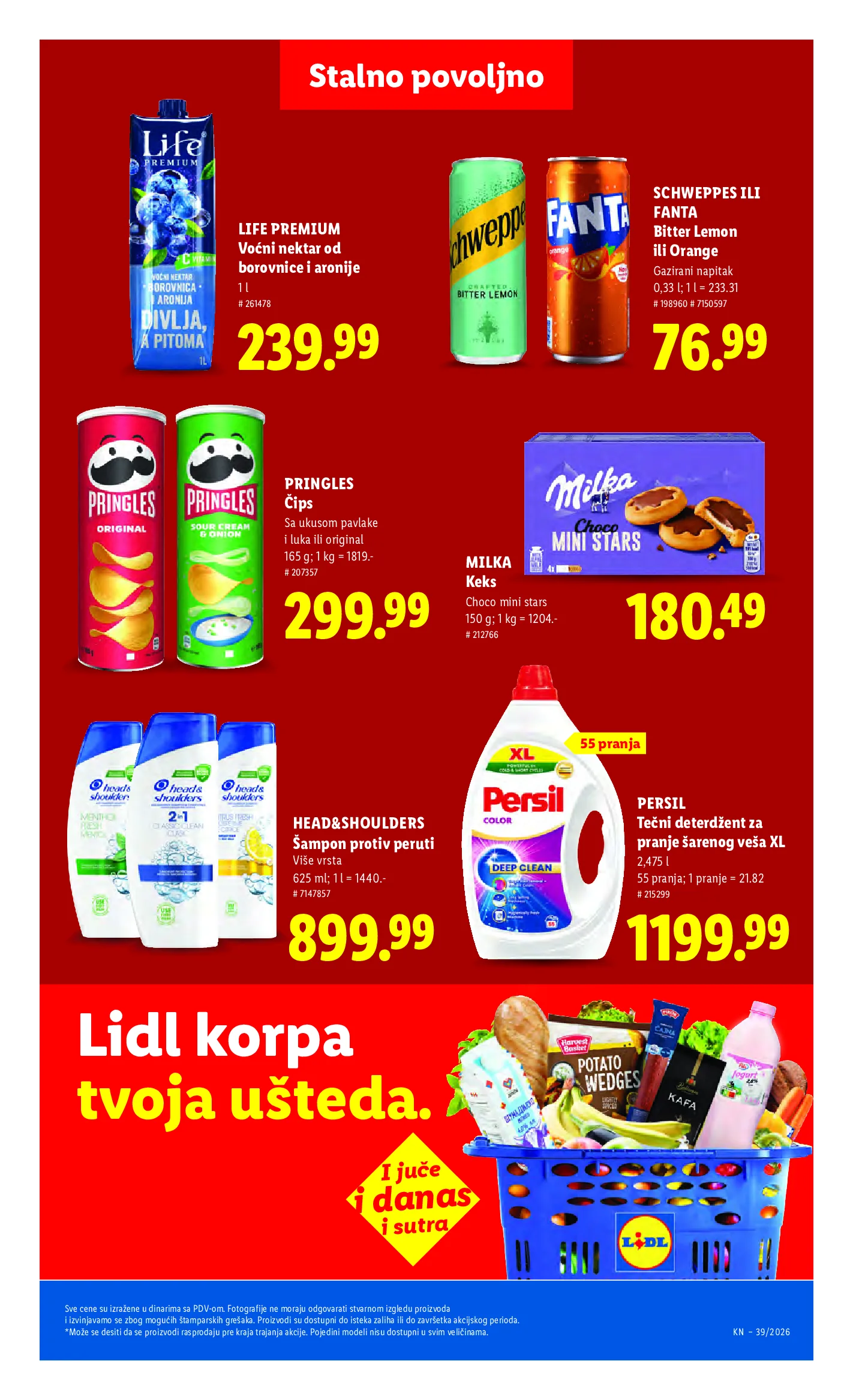 Lidl katalog akcija strana 45 – važi od 24.9. do 30.9.2026.