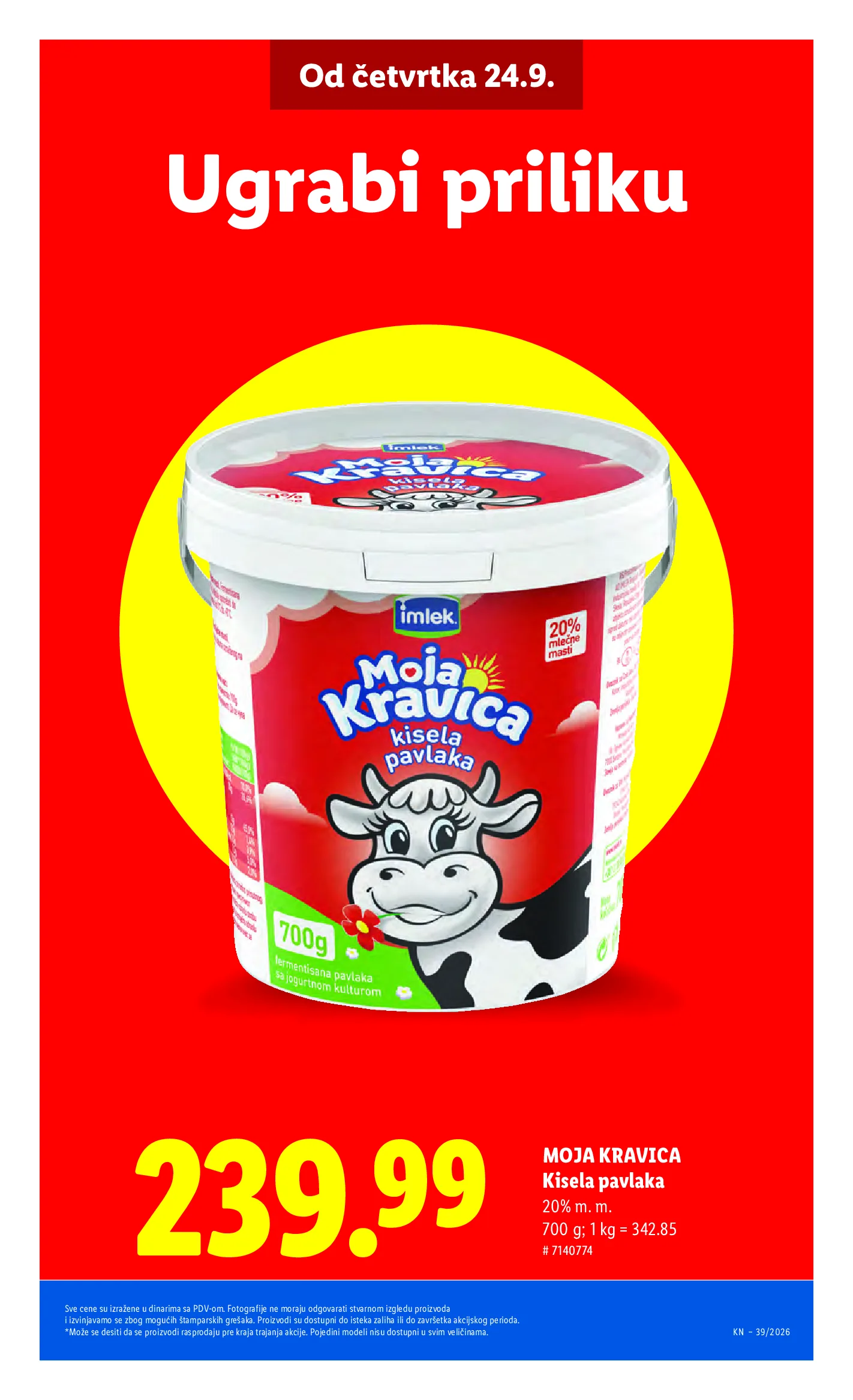 Lidl katalog akcija strana 5 – važi od 24.9. do 30.9.2026.