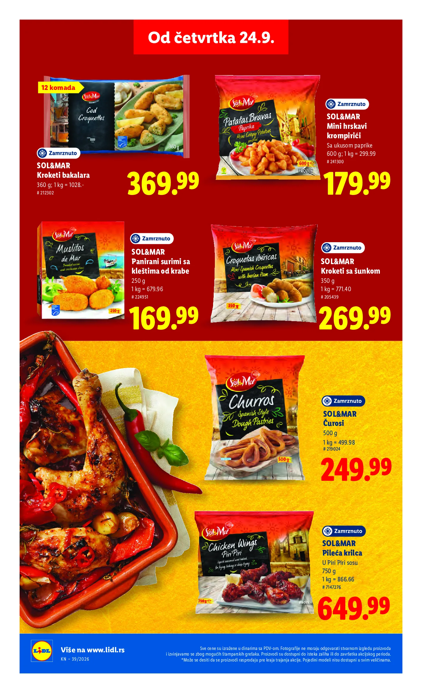 Lidl katalog akcija strana 50 – važi od 24.9. do 30.9.2026.
