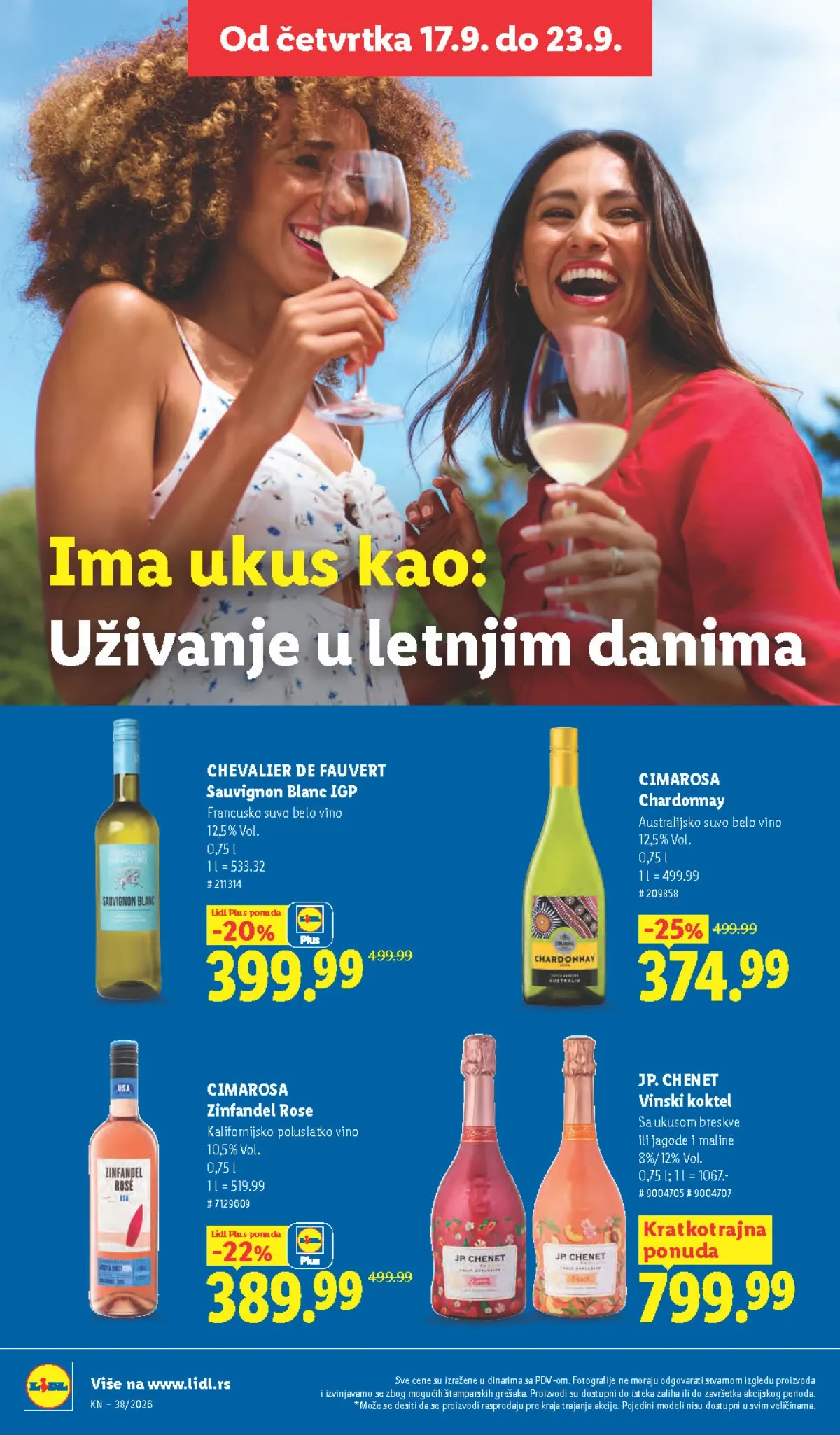 Lidl katalog akcija strana 52 – važi od 17.9. do 23.9.2026.
