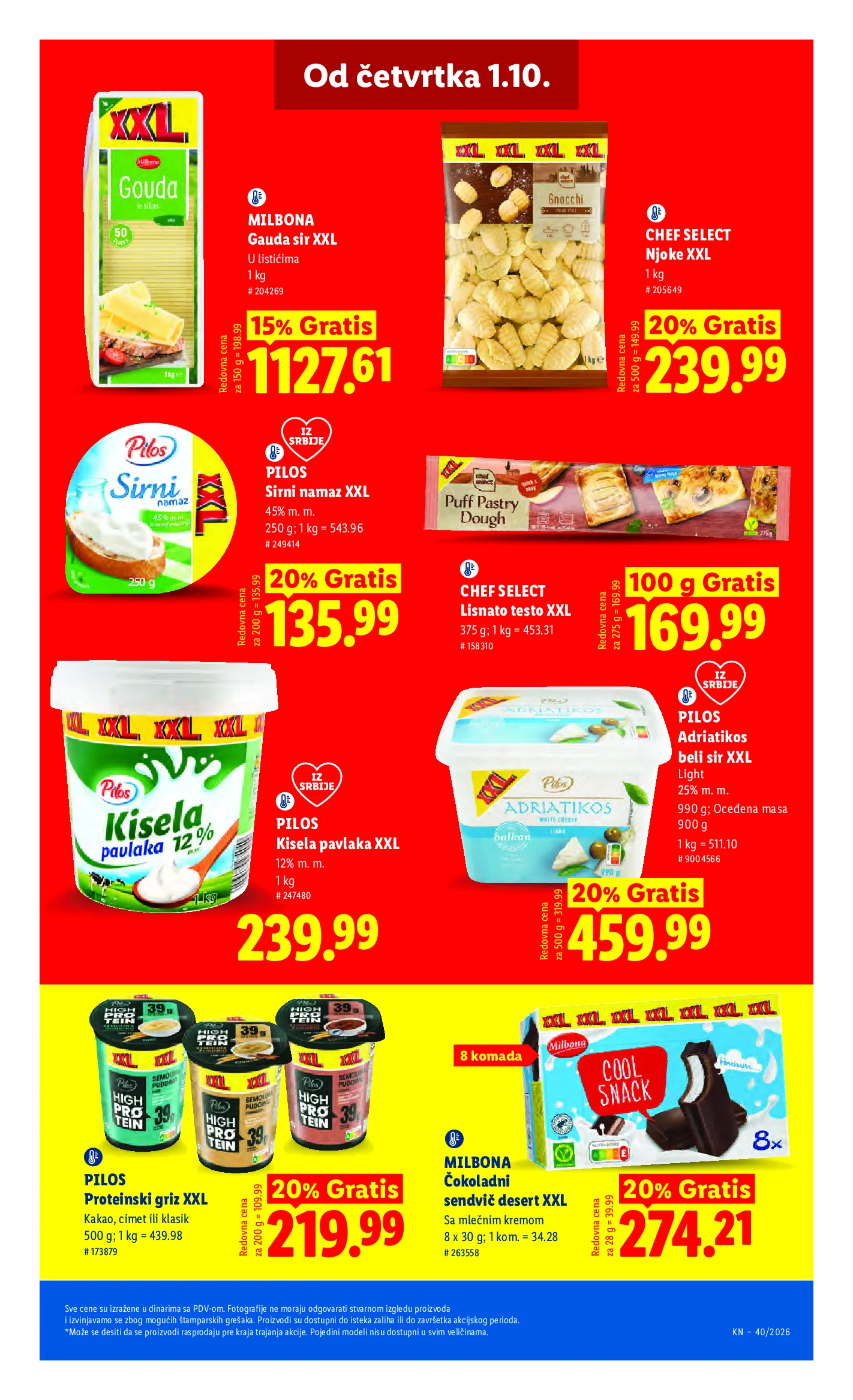 Lidl katalog akcija strana 57 – važi od 1.10. do 7.10.2026.
