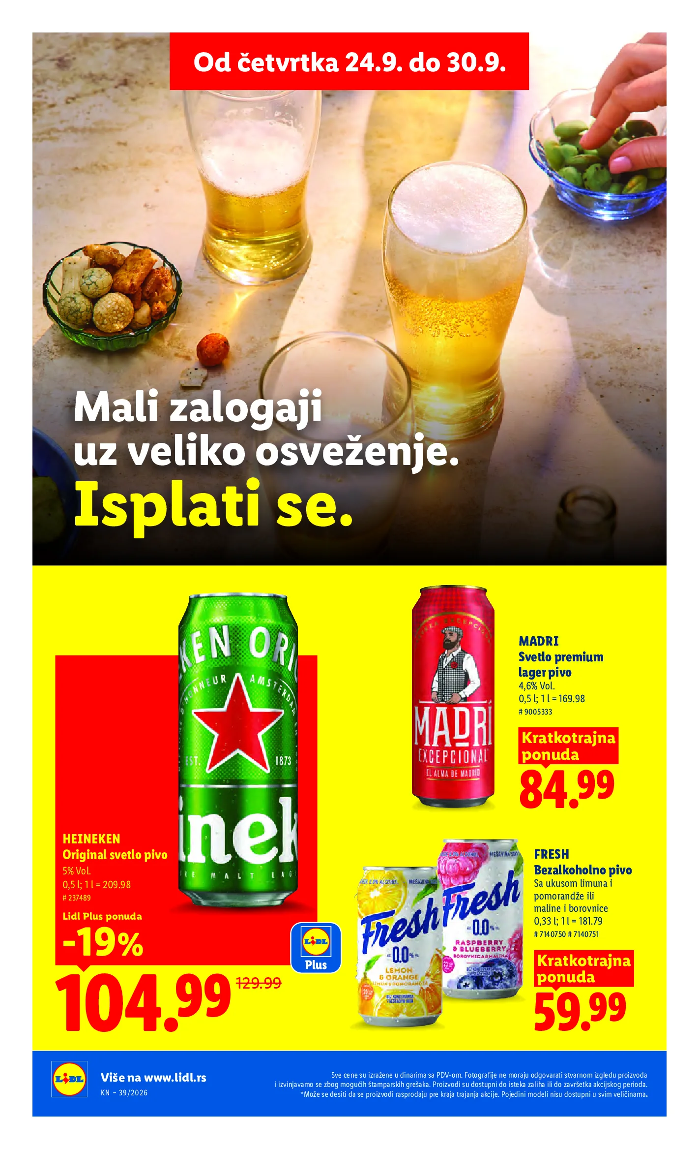 Lidl katalog akcija strana 58 – važi od 24.9. do 30.9.2026.
