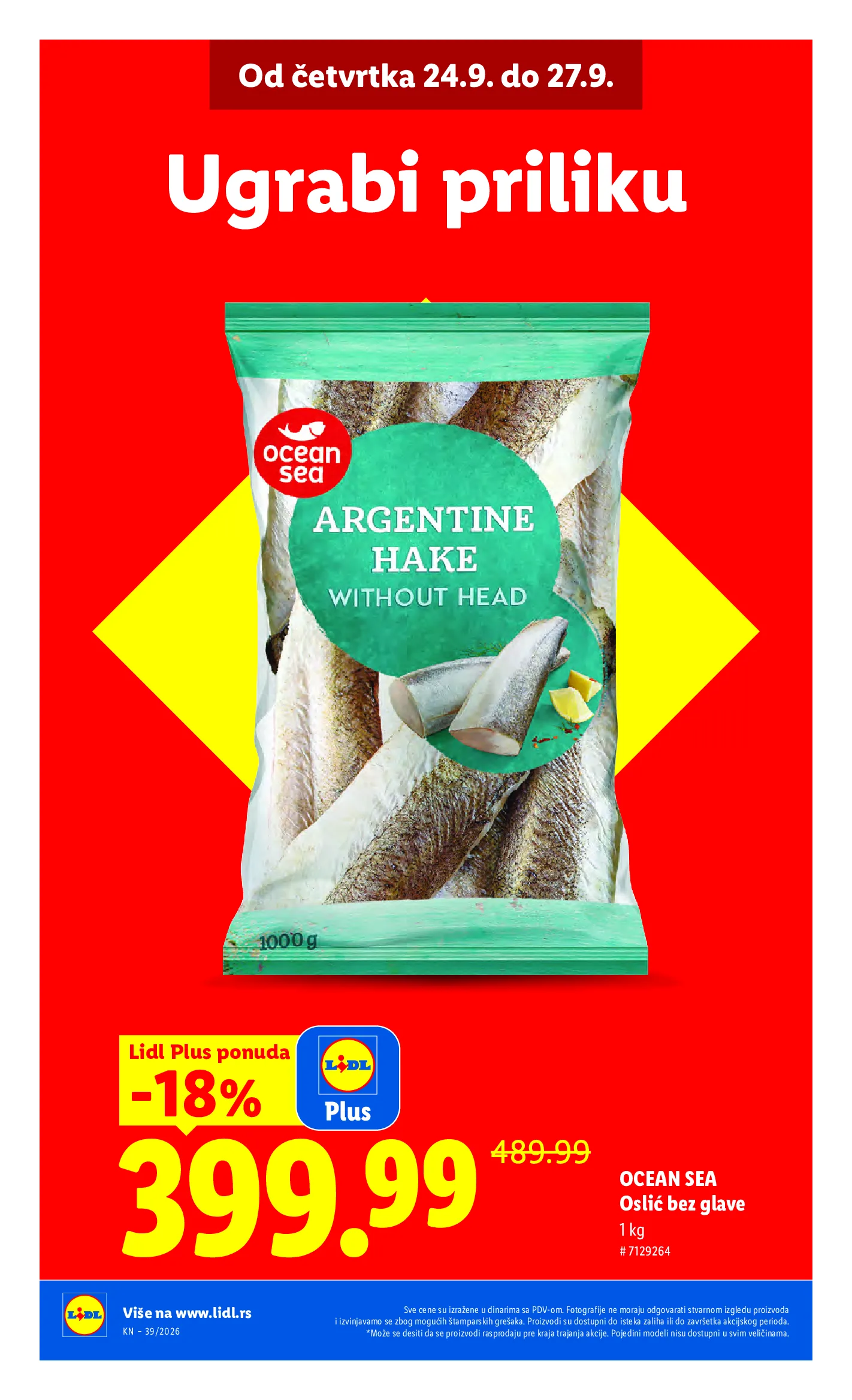 Lidl katalog akcija strana 6 – važi od 24.9. do 30.9.2026.