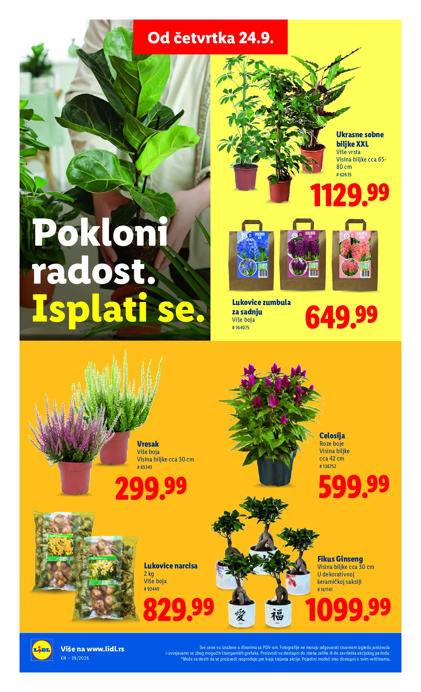 Lidl katalog akcija strana 64 – važi od 24.9. do 30.9.2026.