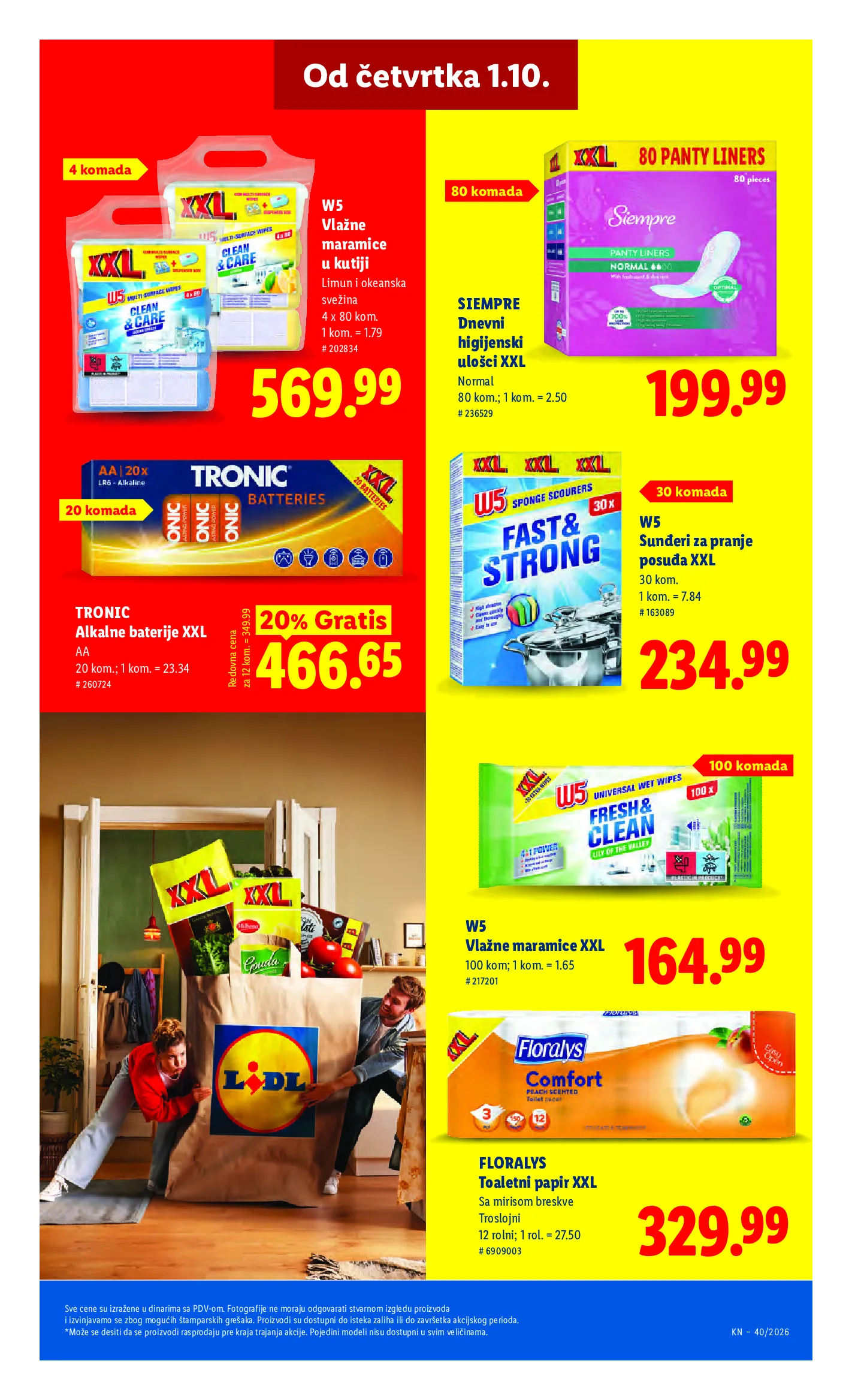 Lidl katalog akcija strana 65 – važi od 1.10. do 7.10.2026.