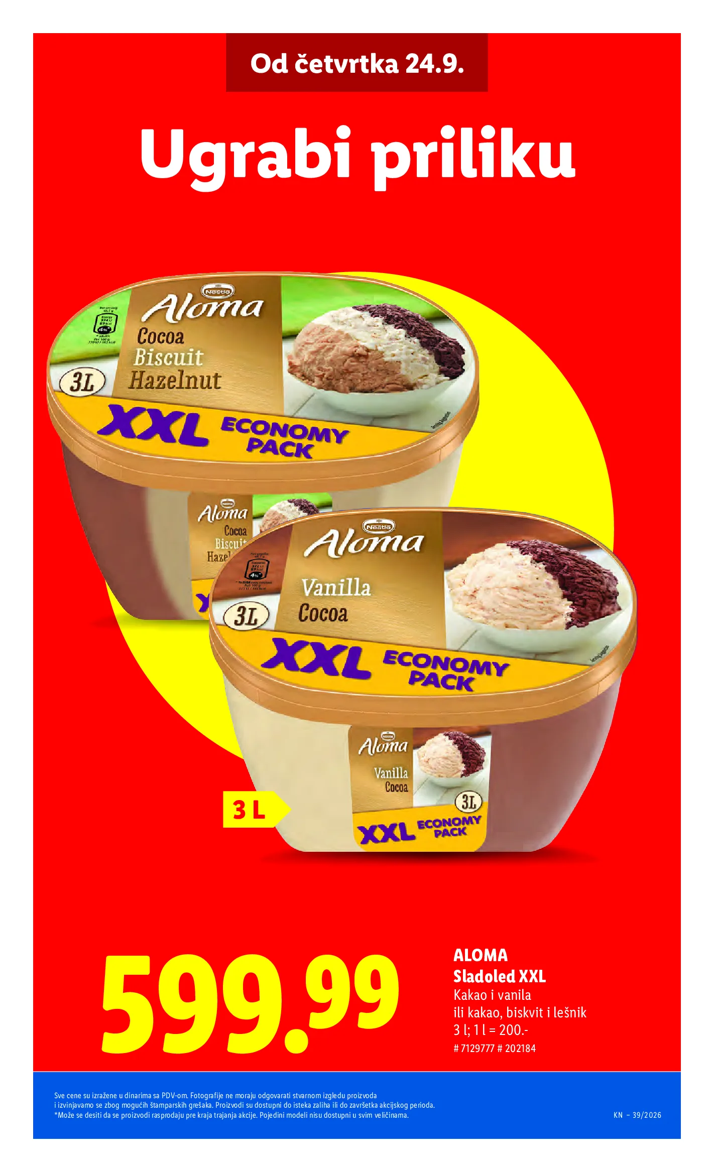 Lidl katalog akcija strana 7 – važi od 24.9. do 30.9.2026.