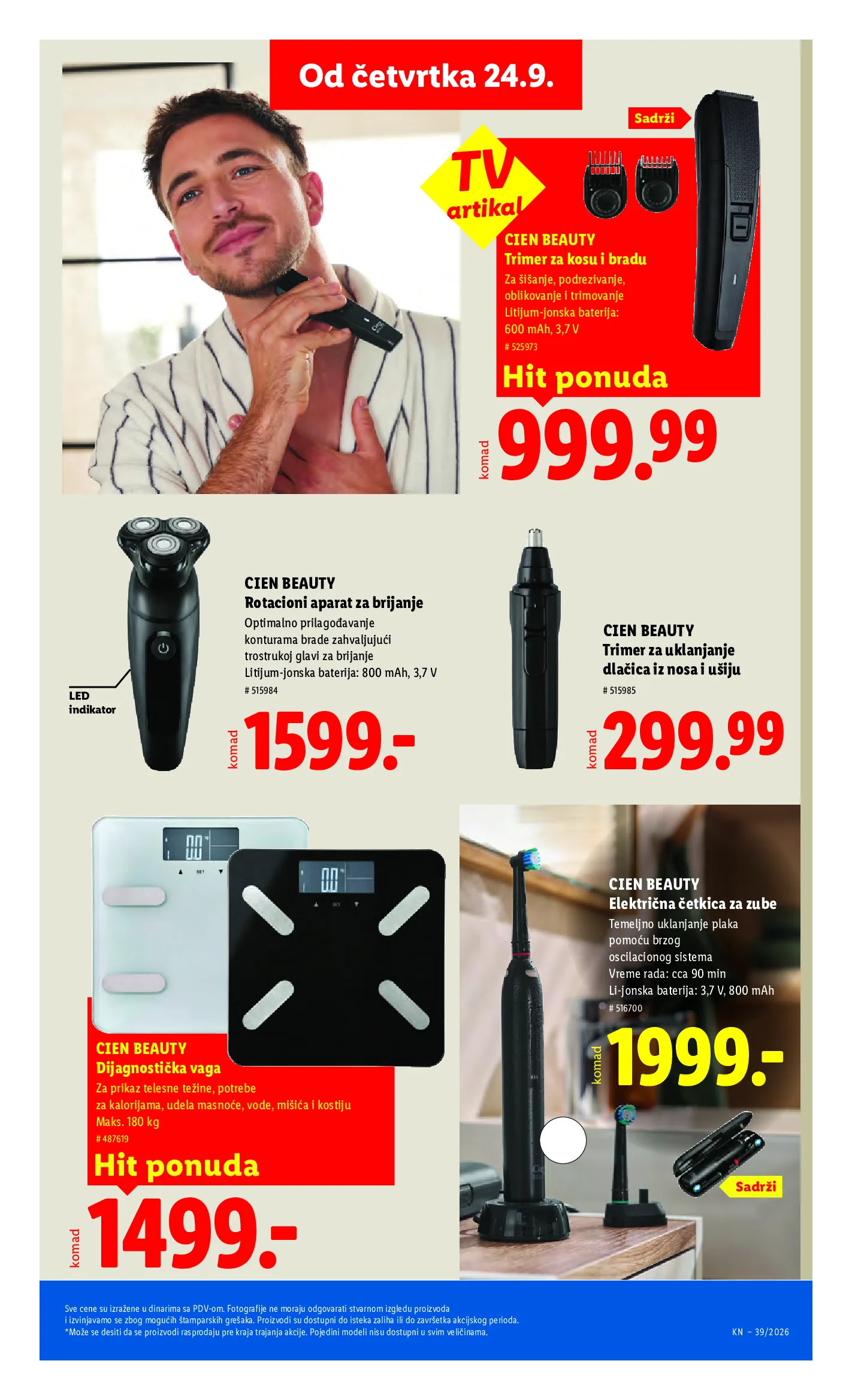 Lidl katalog akcija strana 71 – važi od 24.9. do 30.9.2026.