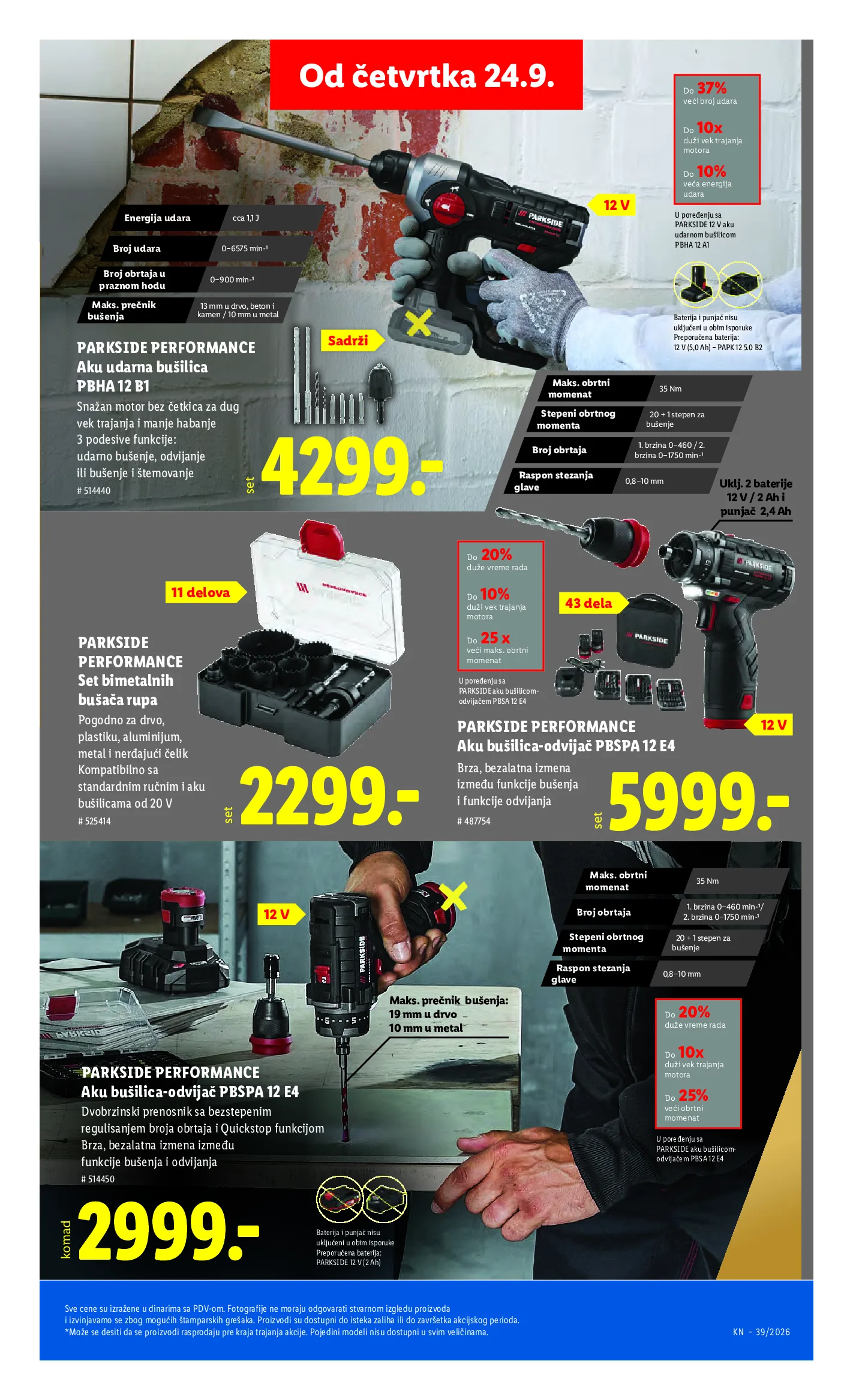 Lidl katalog akcija strana 73 – važi od 24.9. do 30.9.2026.
