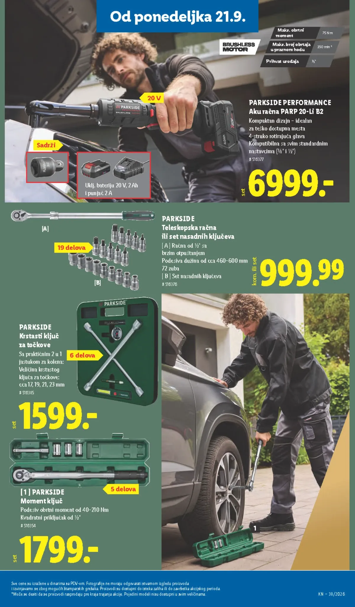 Lidl katalog akcija strana 75 – važi od 17.9. do 23.9.2026.