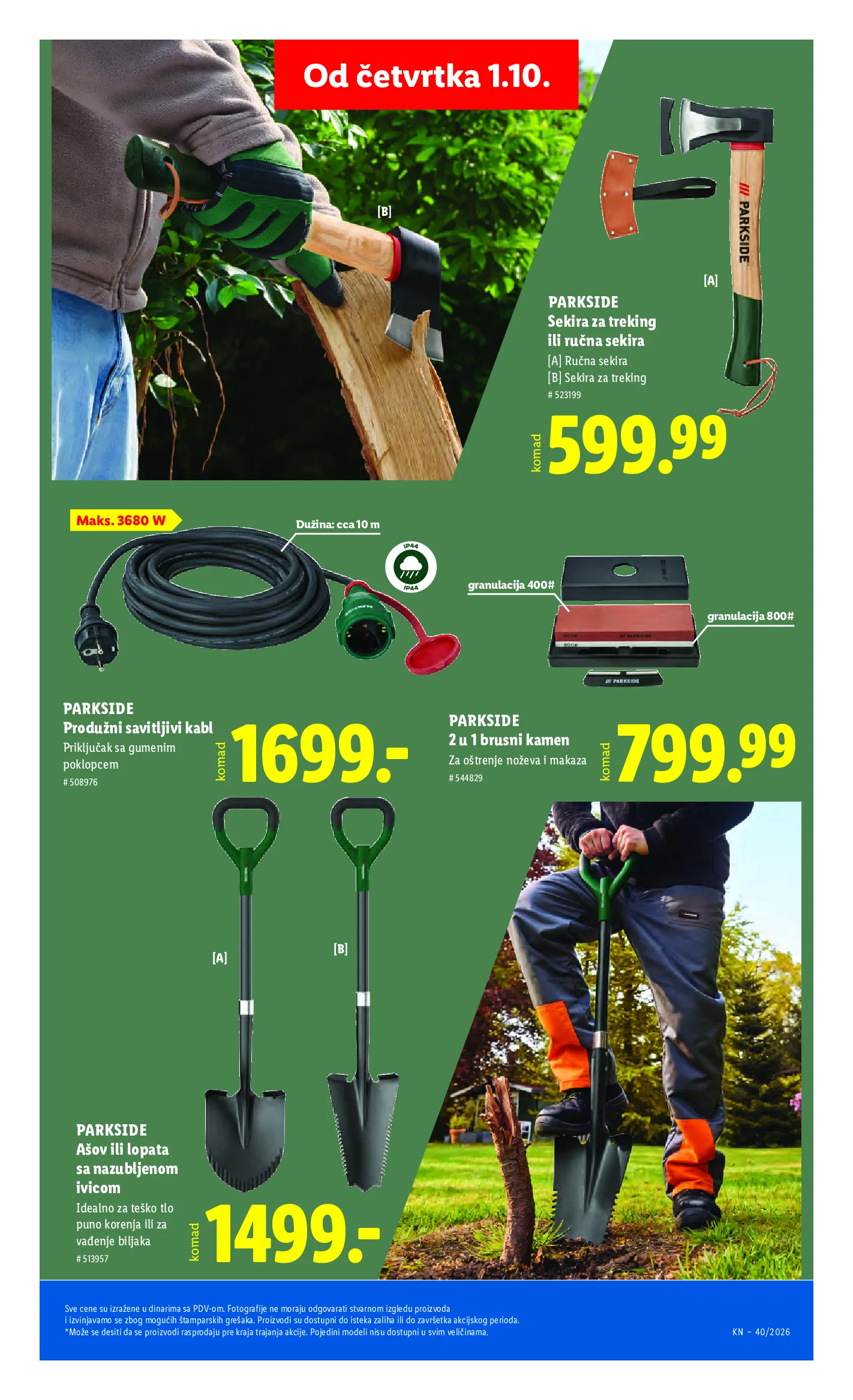 Lidl katalog akcija strana 79 – važi od 1.10. do 7.10.2026.