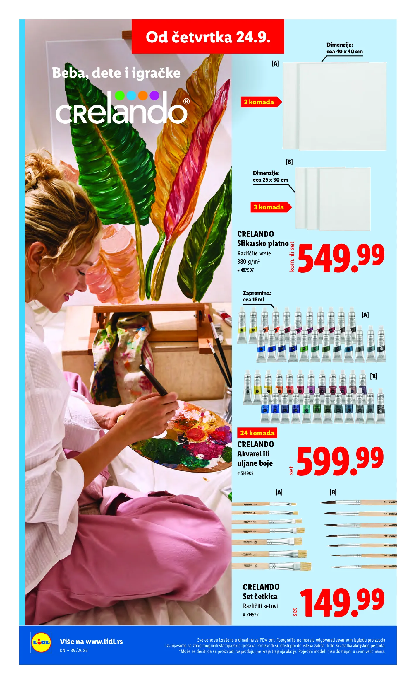 Lidl katalog akcija strana 80 – važi od 24.9. do 30.9.2026.