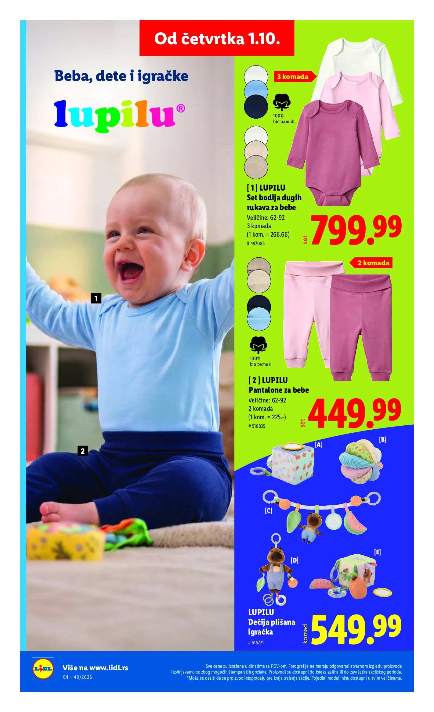 Lidl katalog akcija strana 80 – važi od 1.10. do 7.10.2026.