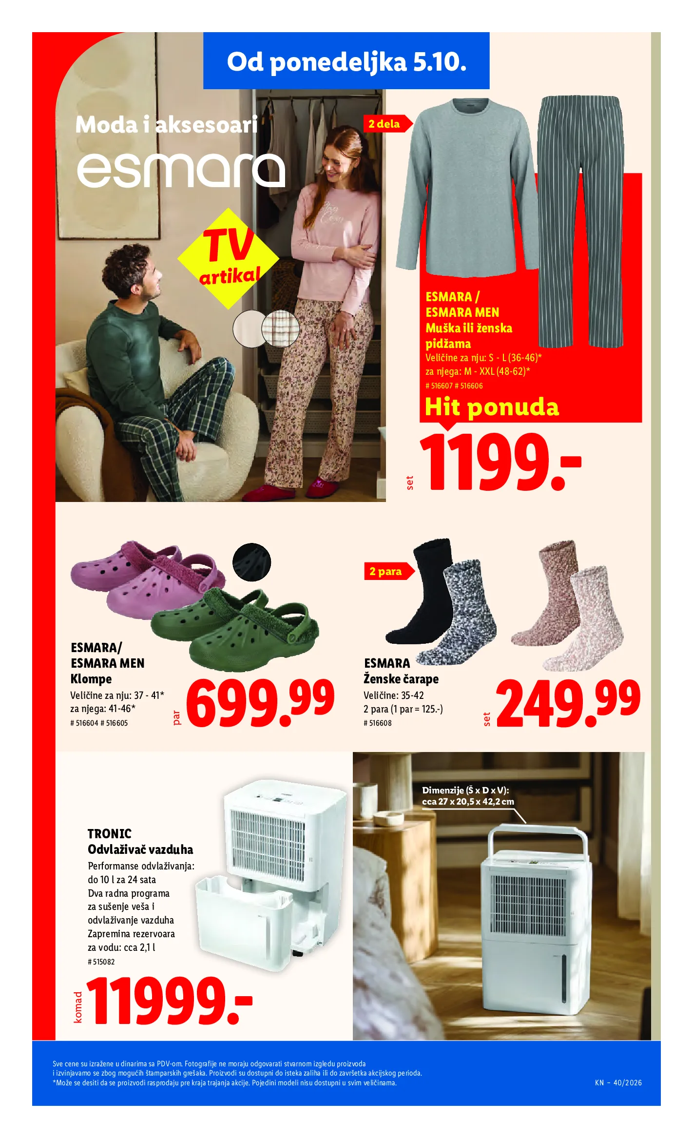 Lidl katalog akcija strana 85 – važi od 1.10. do 7.10.2026.