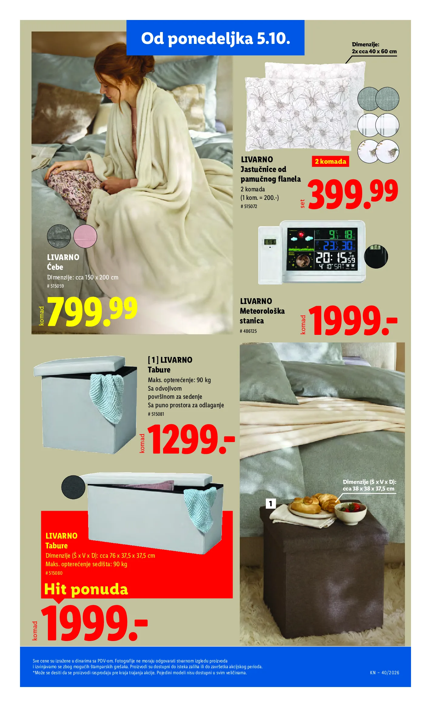 Lidl katalog akcija strana 87 – važi od 1.10. do 7.10.2026.