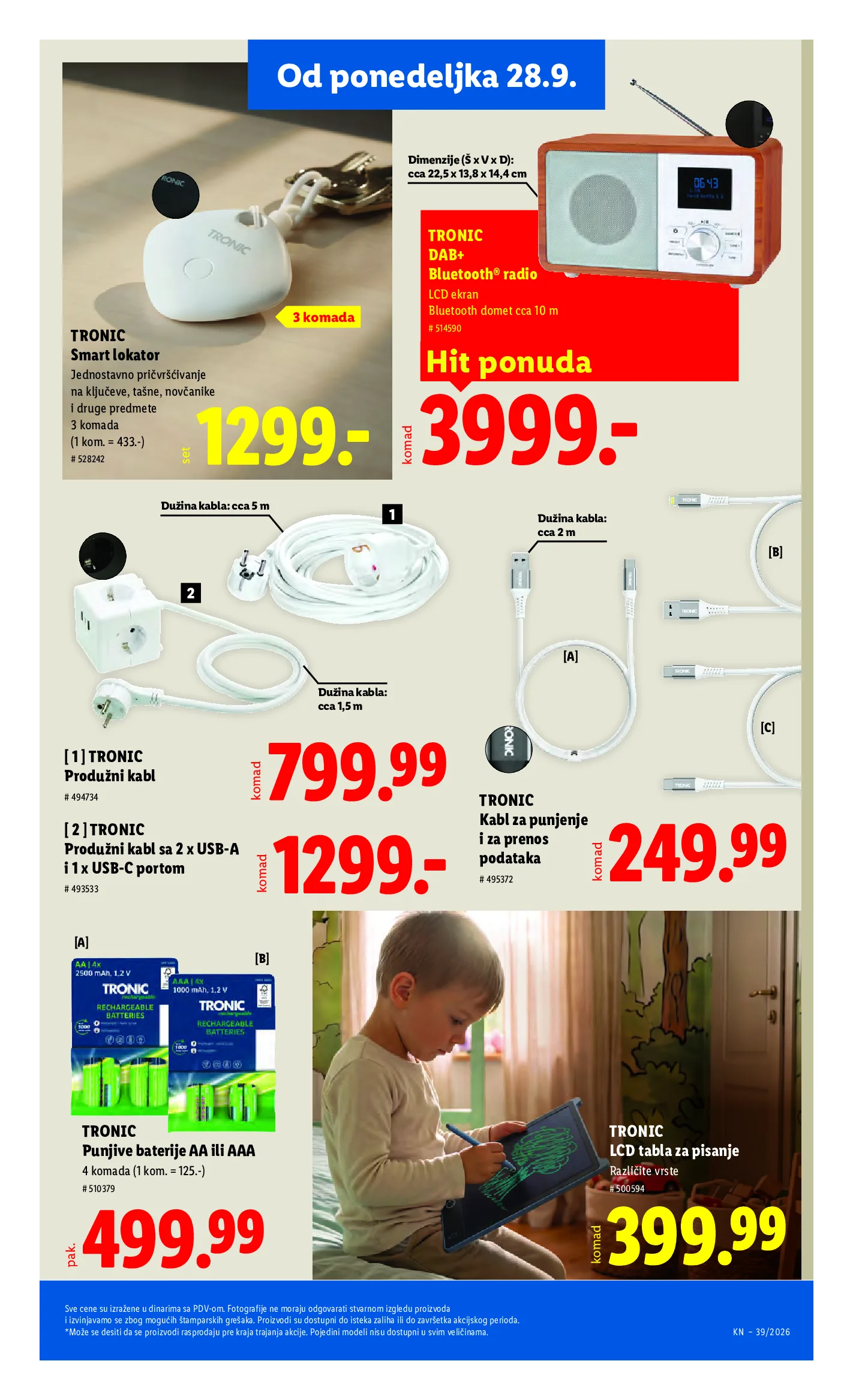 Lidl katalog akcija strana 89 – važi od 24.9. do 30.9.2026.