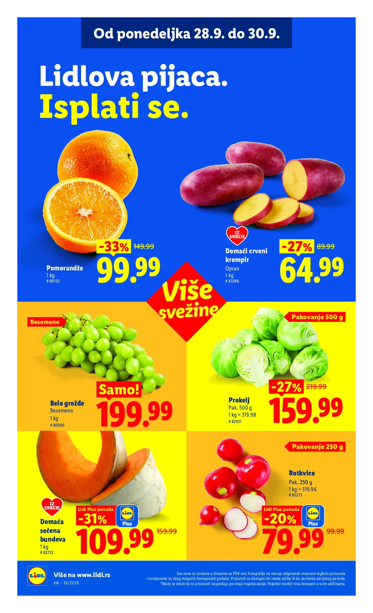 Lidl katalog akcija strana 92 – važi od 24.9. do 30.9.2026.