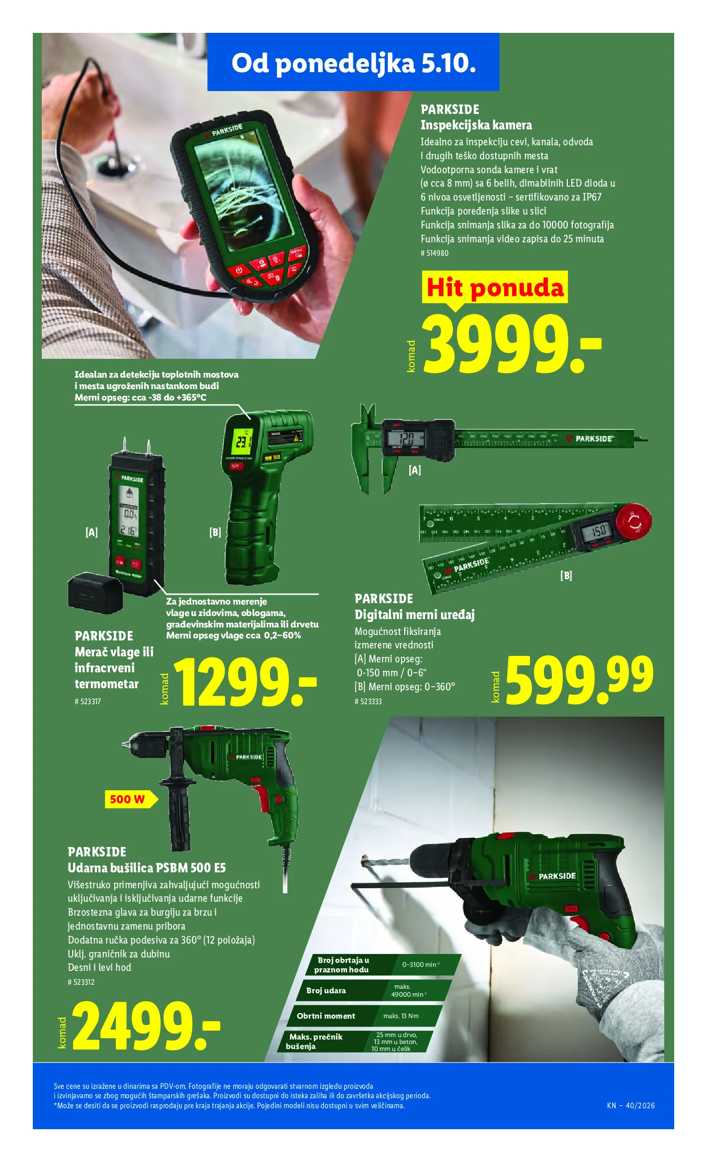 Lidl katalog akcija strana 93 – važi od 1.10. do 7.10.2026.