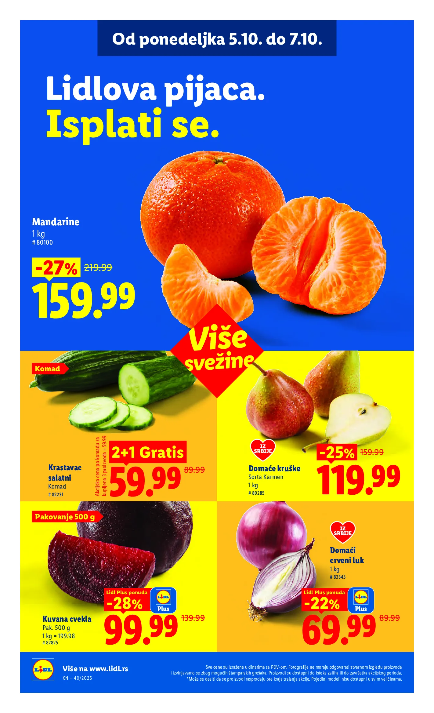 Lidl katalog akcija strana 94 – važi od 1.10. do 7.10.2026.