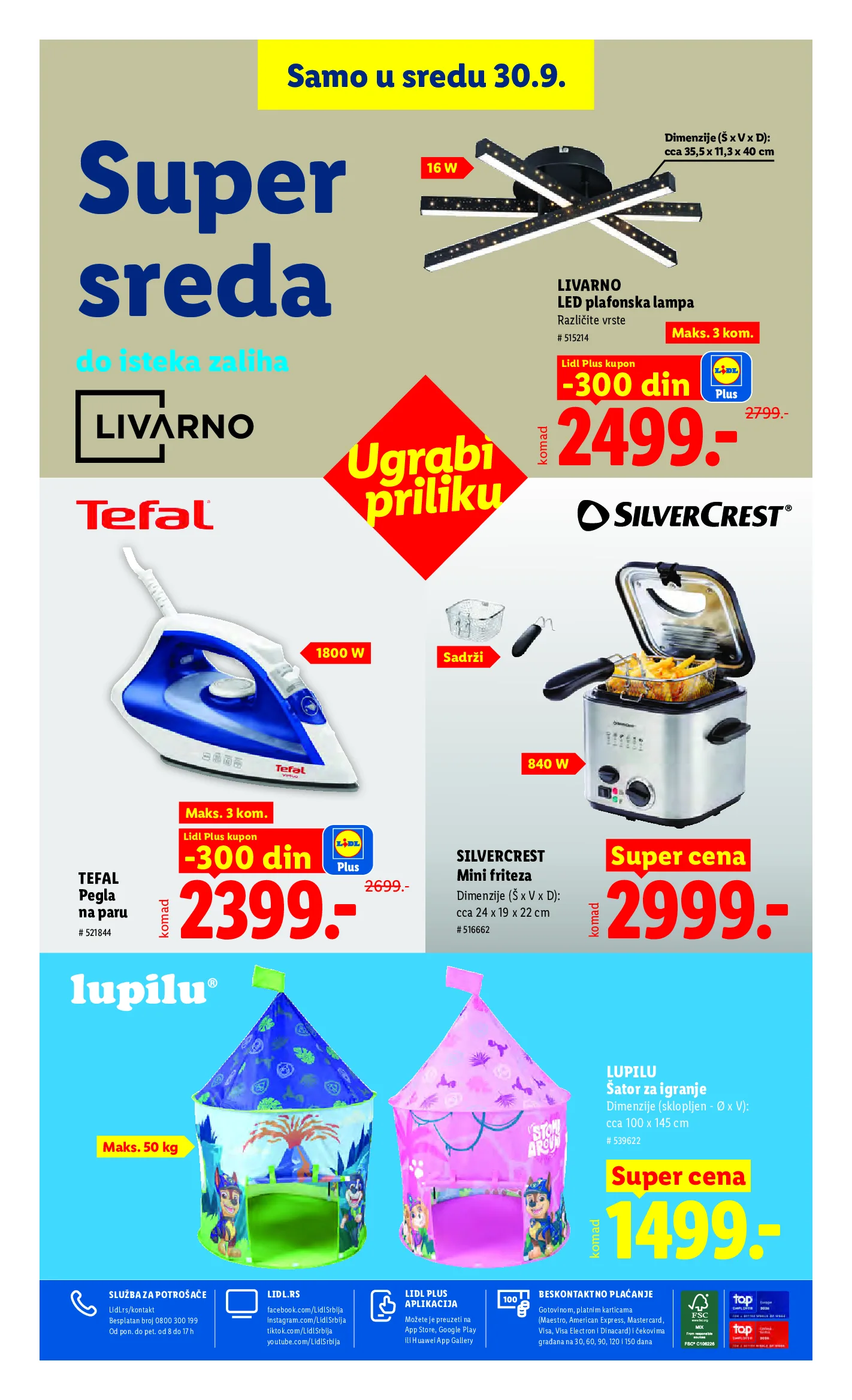 Lidl katalog akcija strana 96 – važi od 24.9. do 30.9.2026.