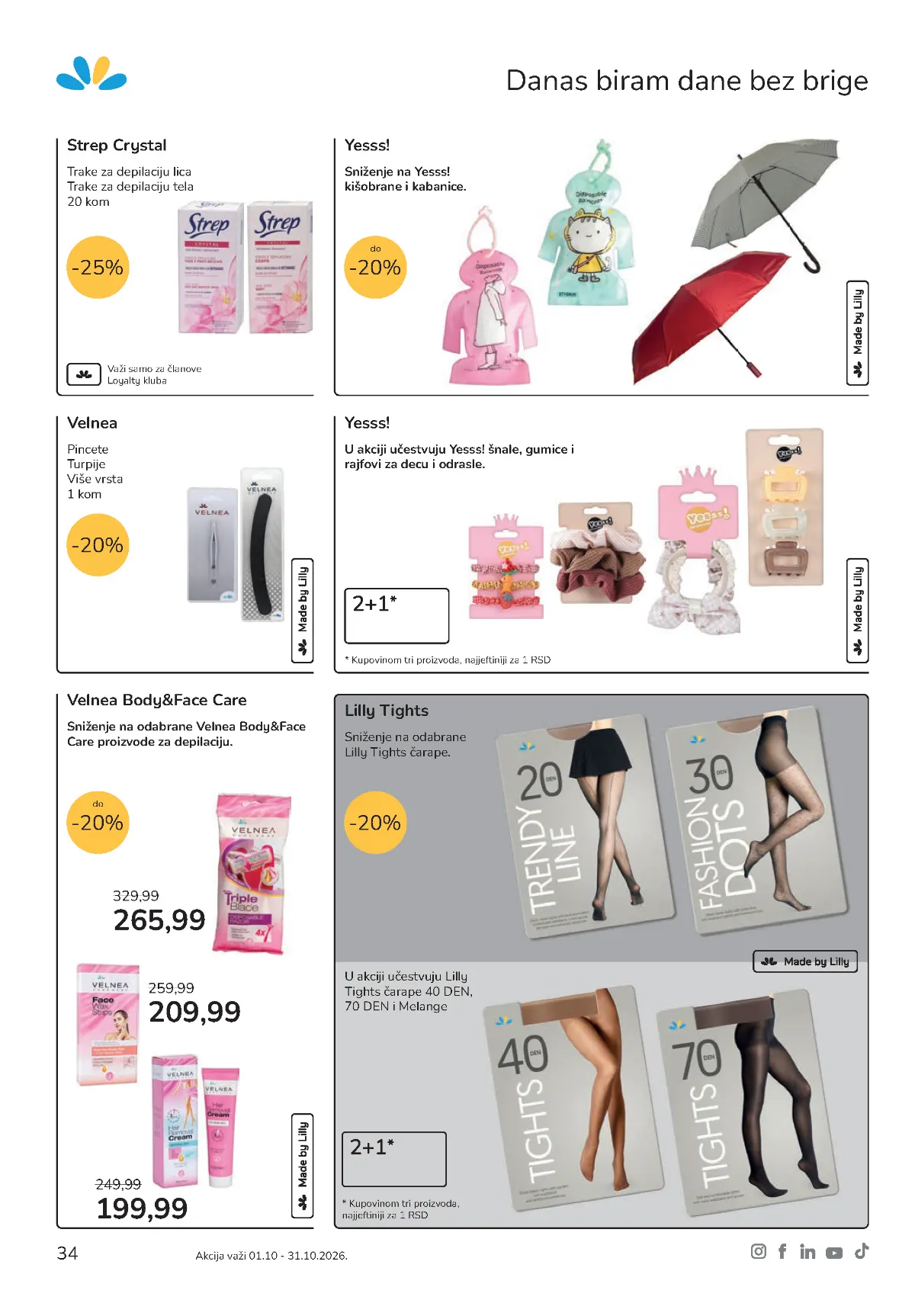 Lilly katalog akcija strana 34 – važi od 1.10. do 31.10.2026.