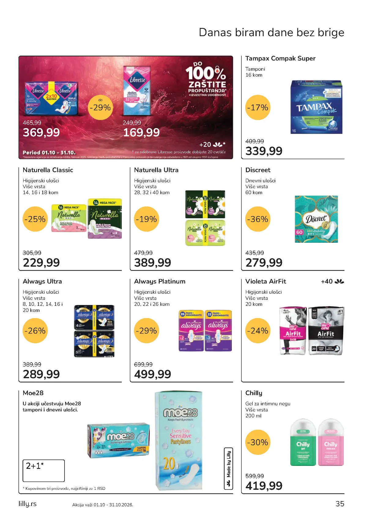 Lilly katalog akcija strana 35 – važi od 1.10. do 31.10.2026.
