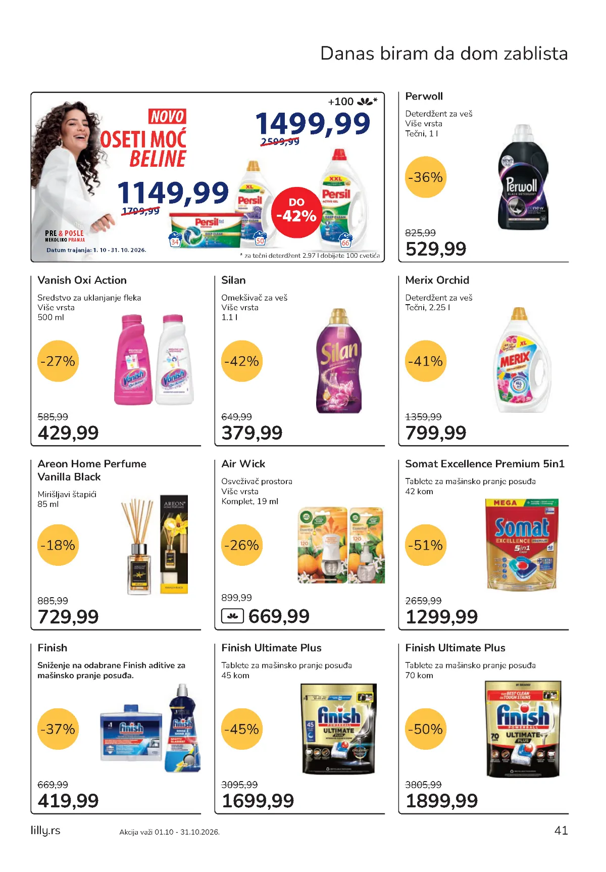 Lilly katalog akcija strana 41 – važi od 1.10. do 31.10.2026.
