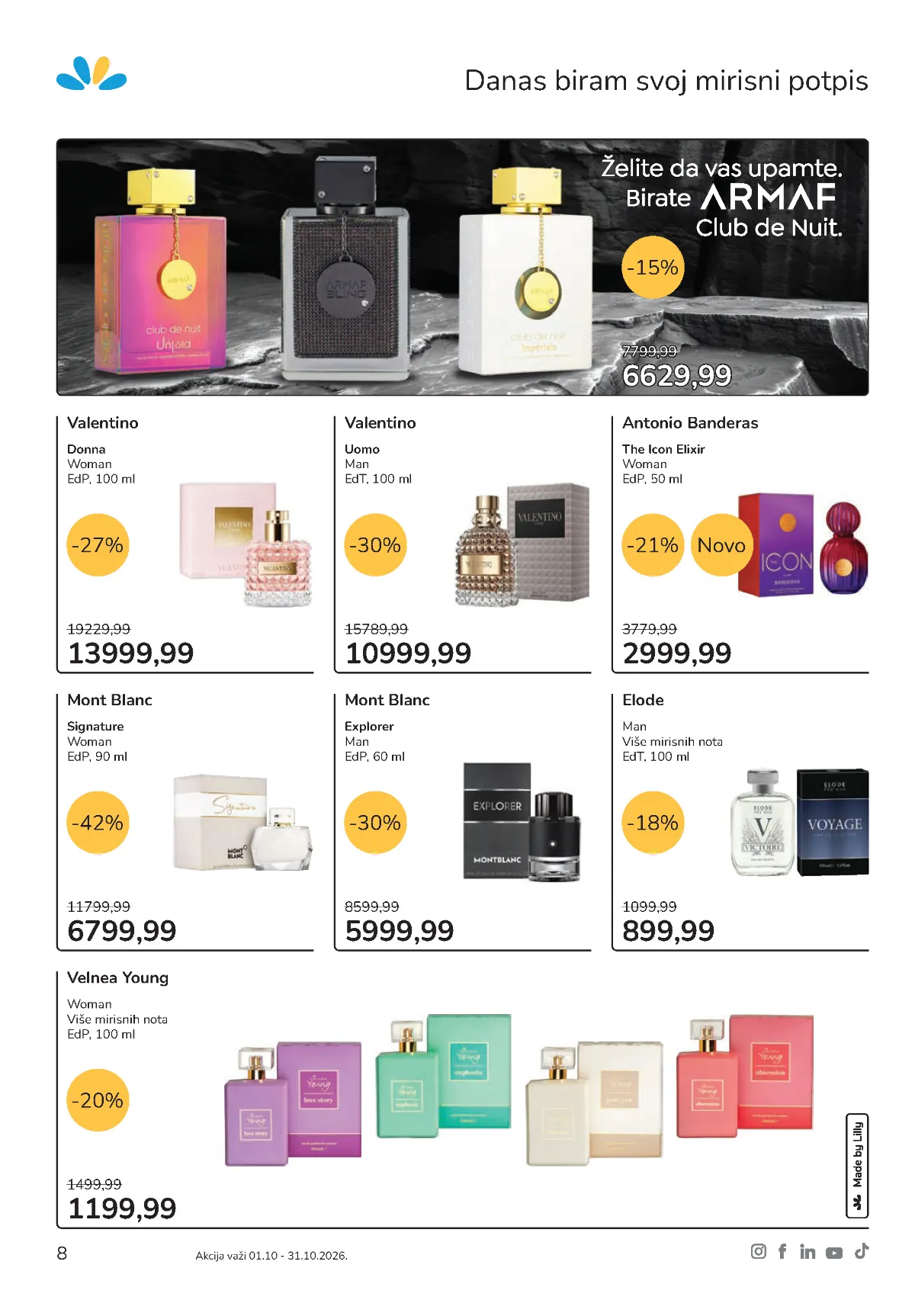 Lilly katalog akcija strana 8 – važi od 1.10. do 31.10.2026.