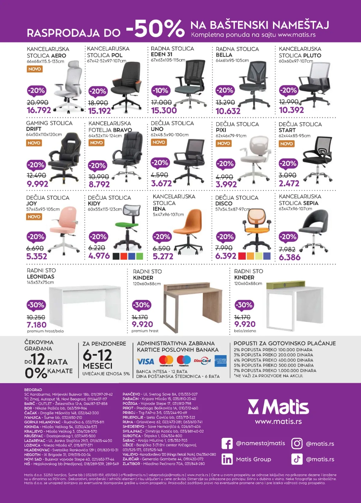 Matis katalog akcija strana 16 – važi od 1.9. do 30.9.2026.