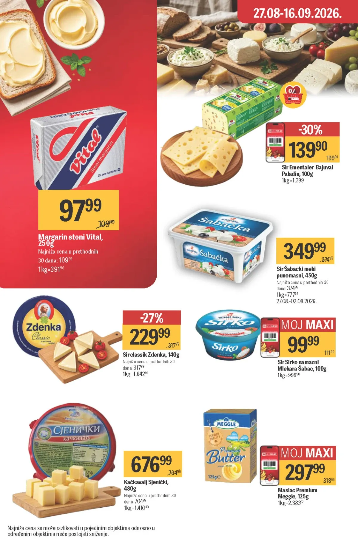 Maxi katalog akcija strana 10 – važi od 3.9. do 23.9.2026.