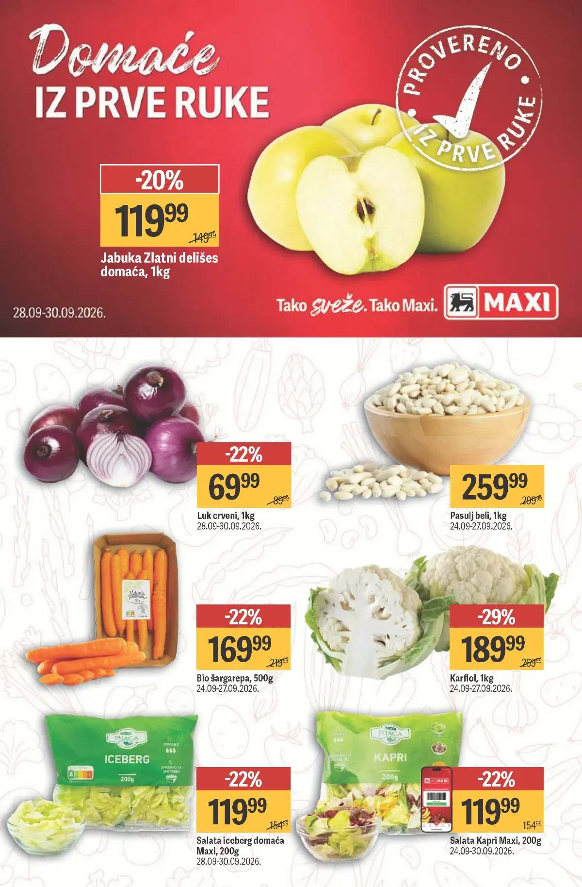 Maxi katalog akcija strana 10 – važi od 24.9. do 14.10.2026.
