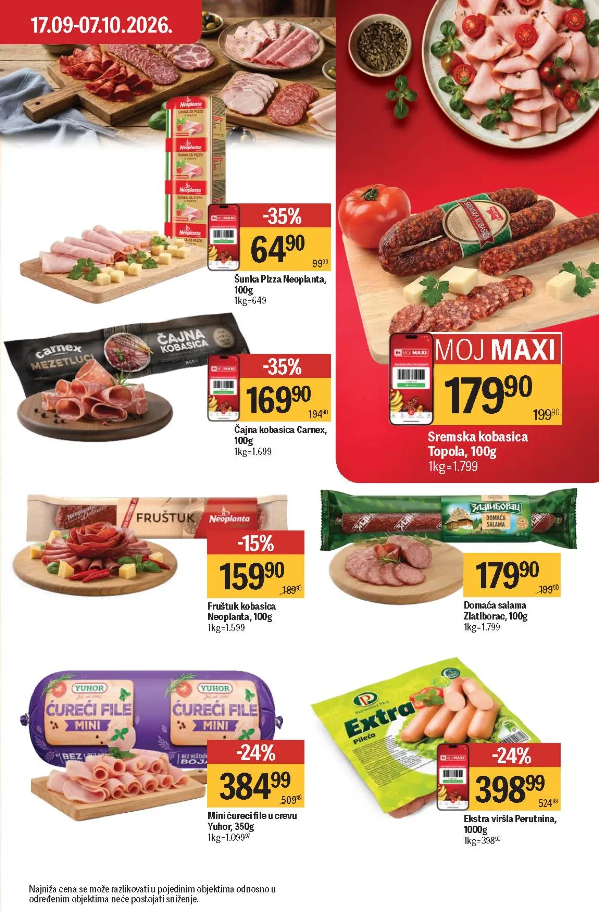 Maxi katalog akcija strana 11 – važi od 17.9. do 7.10.2026.